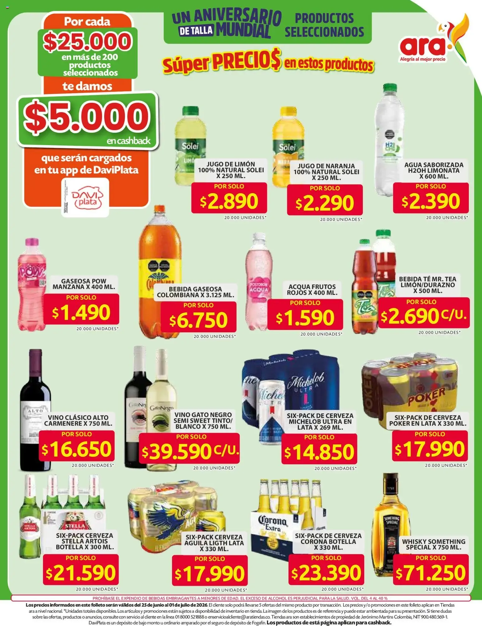 Catalogo de Ara catálogo un aniversario de talla mundial desde el 11/06/2026 > Revistas Junio 11 de junio al 8 de julio 2026 - Pag 11