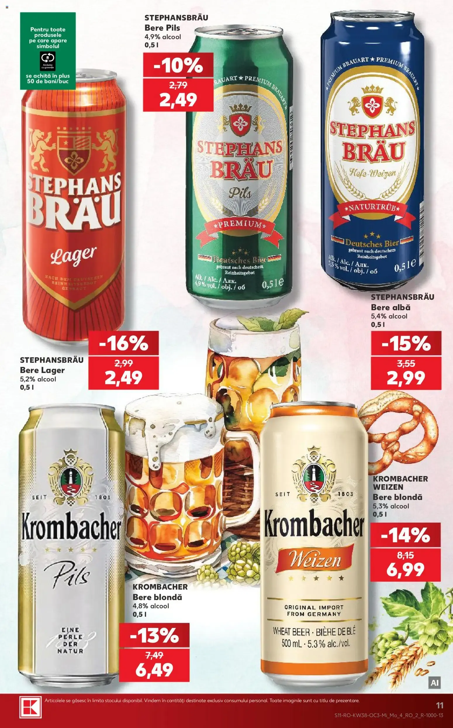 Catalog Kaufland: Descoperă Gustul Autentic al Germaniei de la 16 septembrie până la 22 septembrie 2026 - Revista Pagina 11