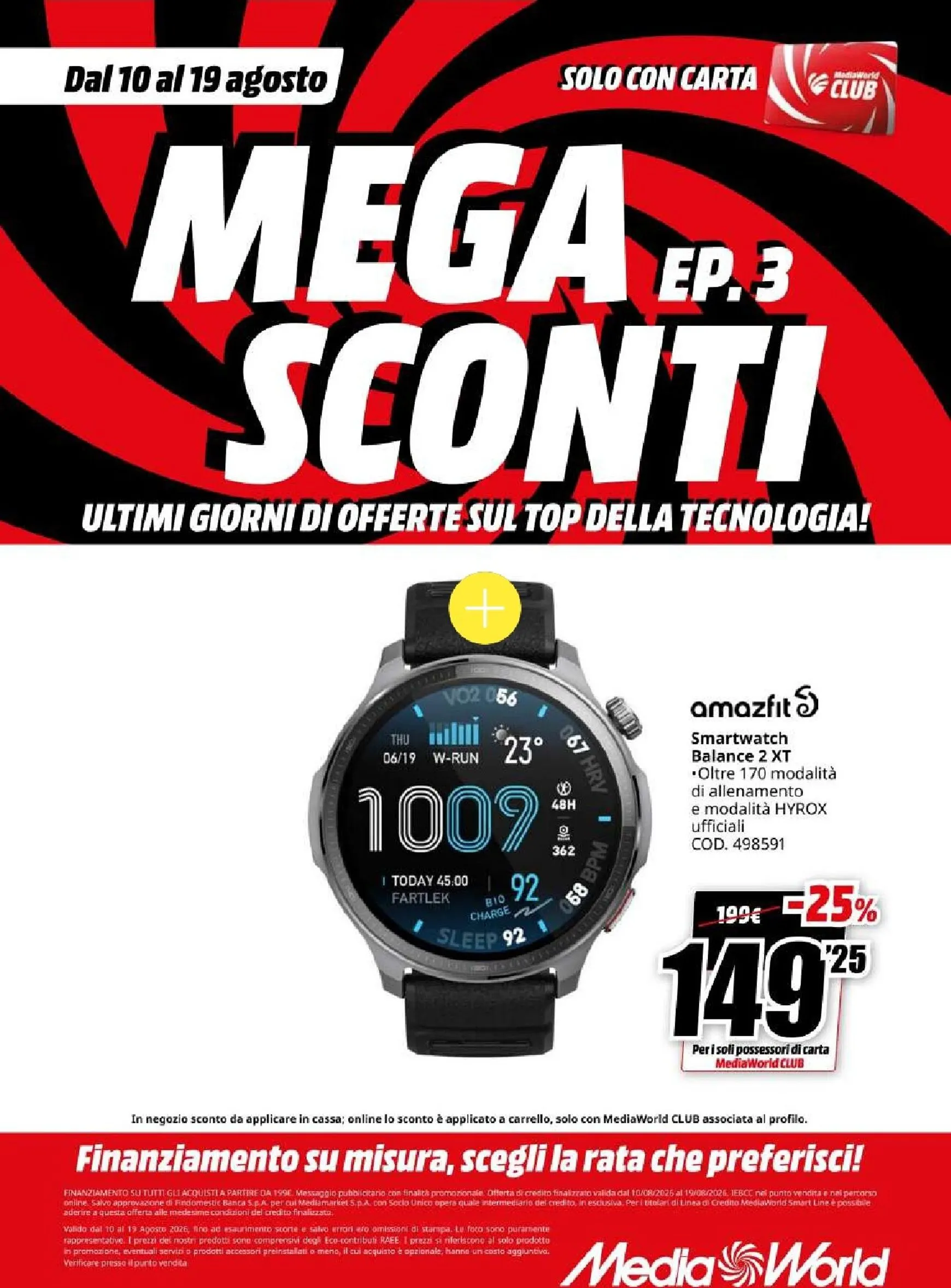 MEGA EP.3 SCONTI ULTIMI GIORNI DI OFFERTE SUL TOP DELLA TECNOLOGIA! da 10 agosto a 19 agosto di 2026 - Pagina del volantino 8