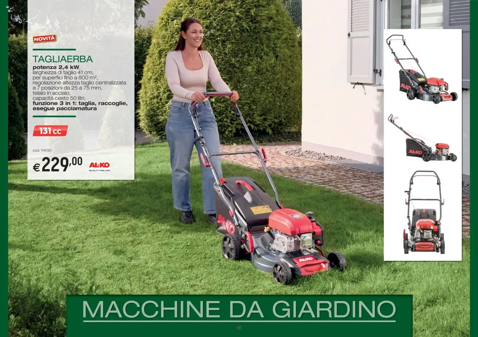 Nuovo Brico OK volantino Macchine da Giardino dal 05/03/2026 > offerte anteprima 🛍️ da 5 marzo a 31 agosto di 2026 - Pagina del volantino 1