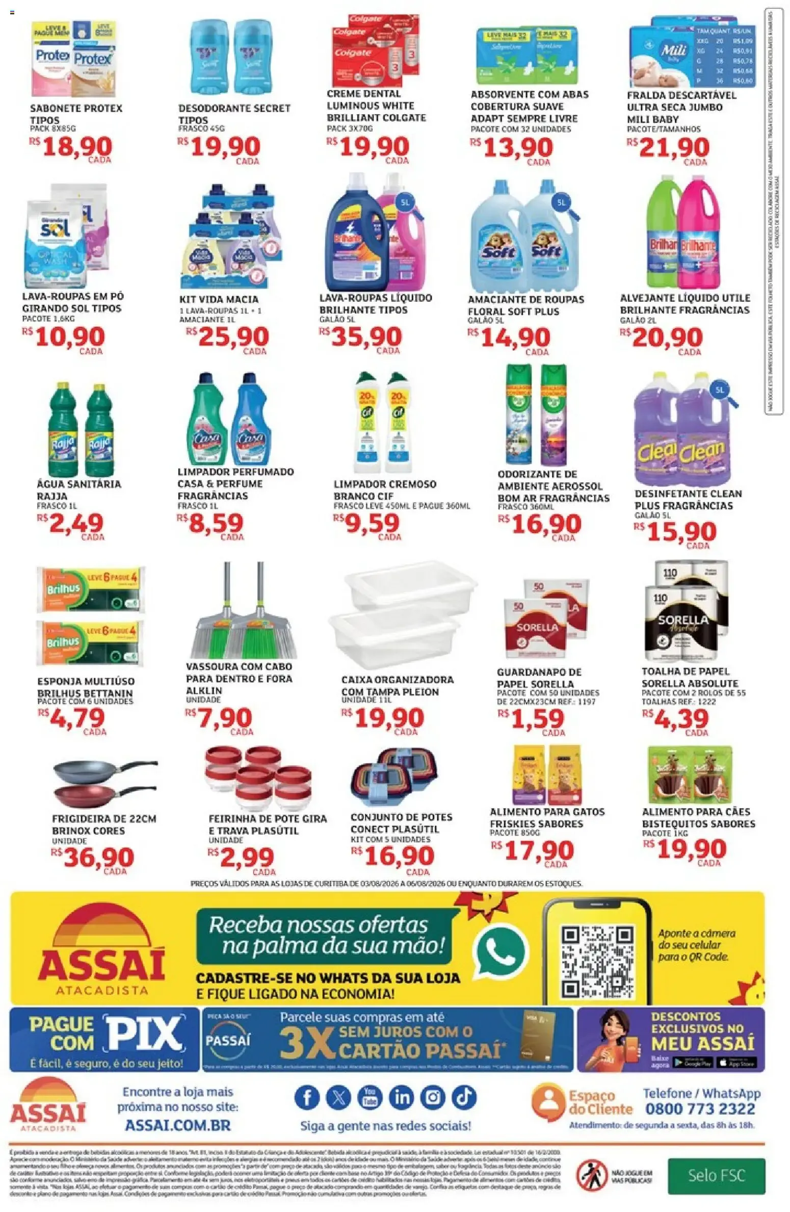 Encarte de Assaí Atacadista ofertas - PR de 03/08/2026 | Promoções Online 3 de agosto até 6 de agosto 2026 - Pagina 4