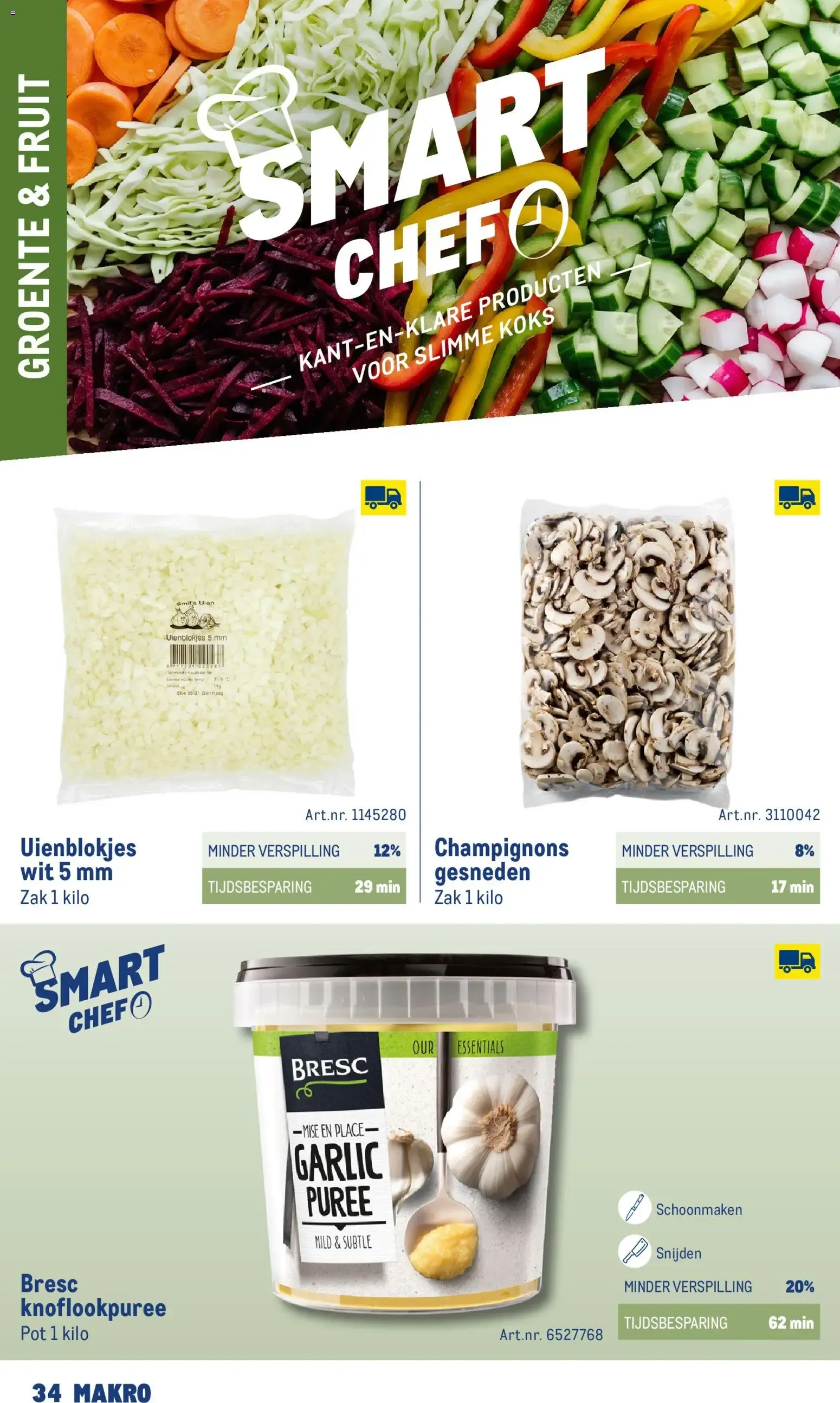 Makro Horeca Magazine: Ontdek Smart Chef van 7 oktober tot 31 oktober 2026 - Folder pagina 34
