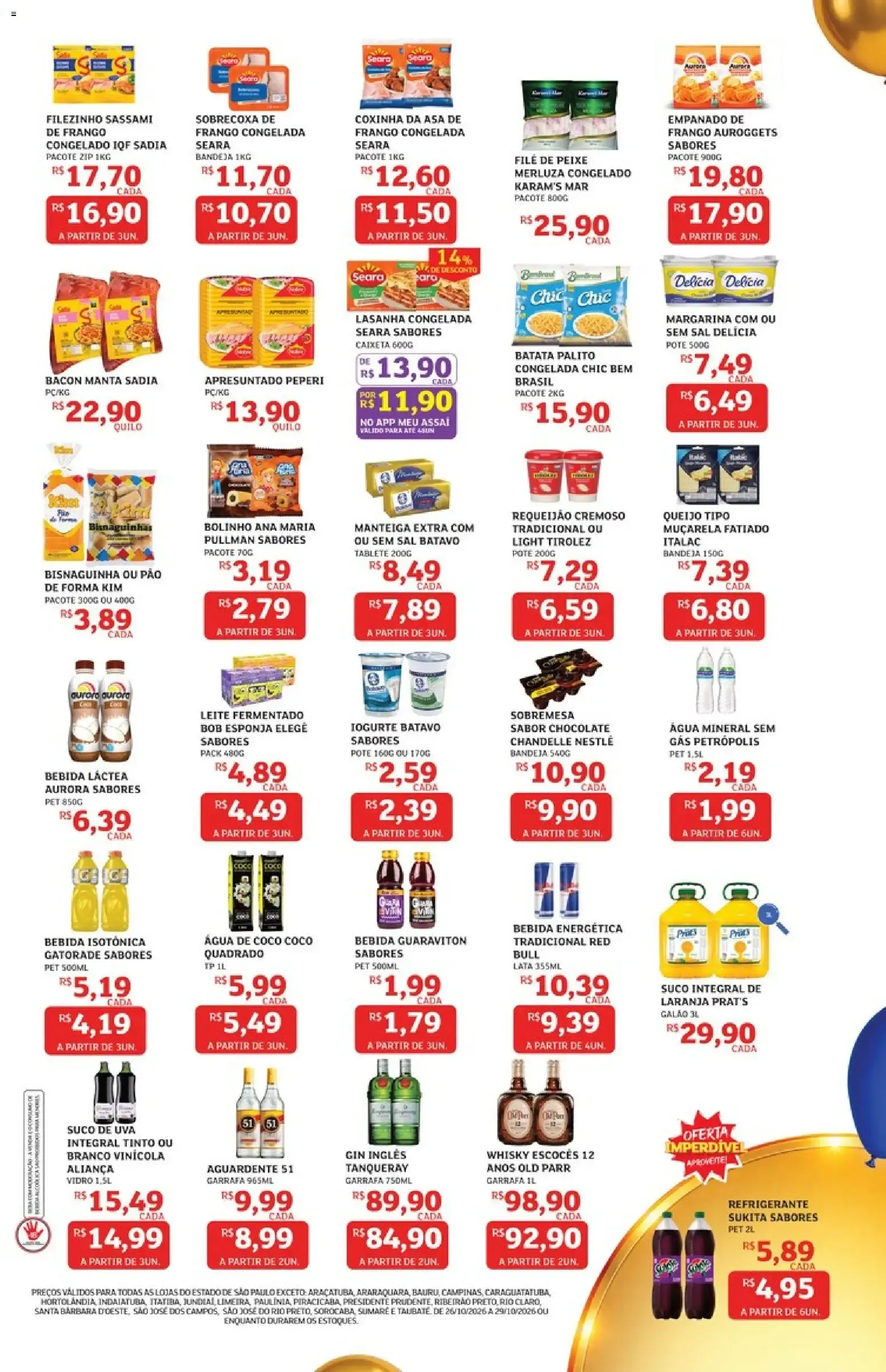 Encarte de Assaí Atacadista ofertas - SP de 26/10/2026 | Promoções Online 26 de outubro até 29 de outubro 2026 - Pagina 3