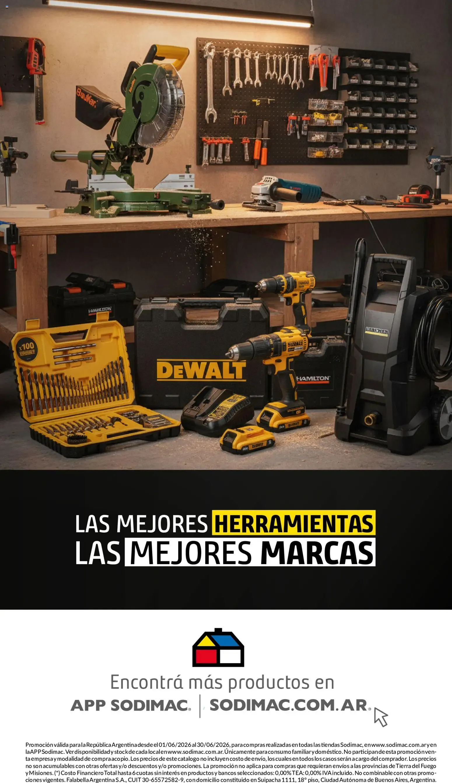 Ofertas de Sodimac: Las Mejores Herramientas, Las Mejores Marcas 1 de junio al 30 de junio 2026 - Página 14 del catálogo