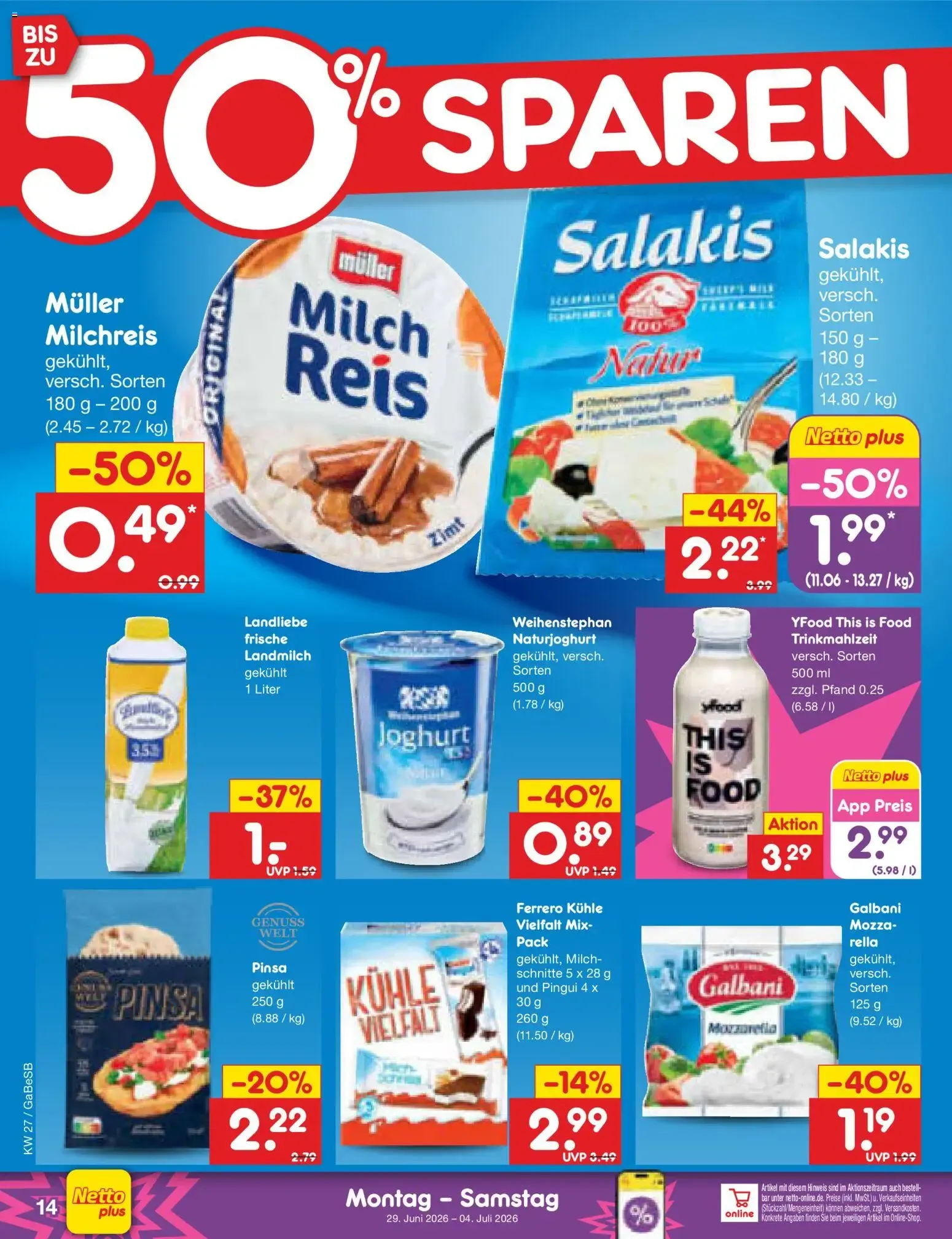 Netto Marken-Discount Prospekt (ab 29.06.2026) » Angebote von 29. Juni bis 4. Juli 2026 - Prospekt seite 20