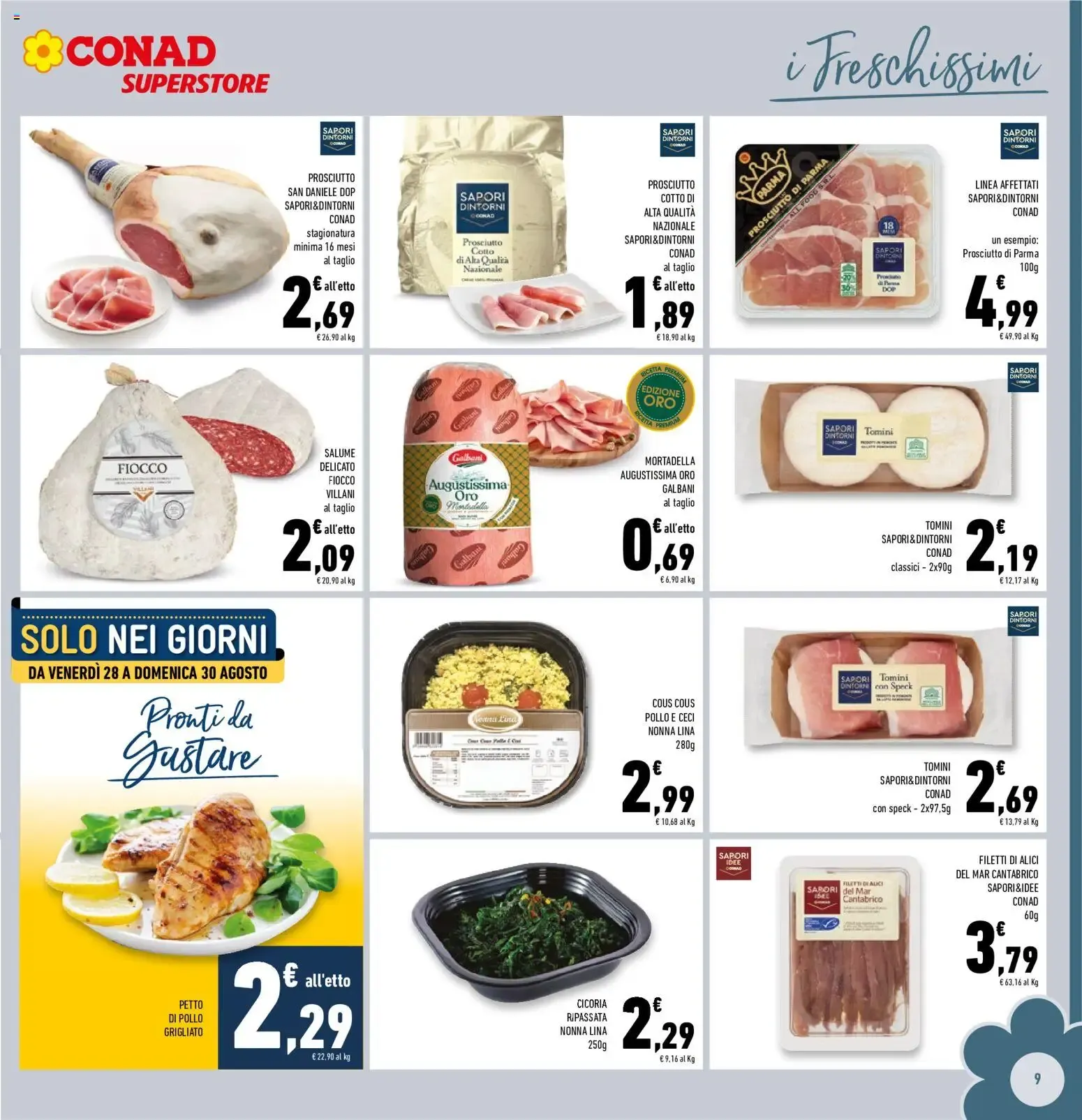 Volantino Conad dal 26/08/2026 > Anteprima da 26 agosto a 6 settembre di 2026 - Pagina del volantino 9