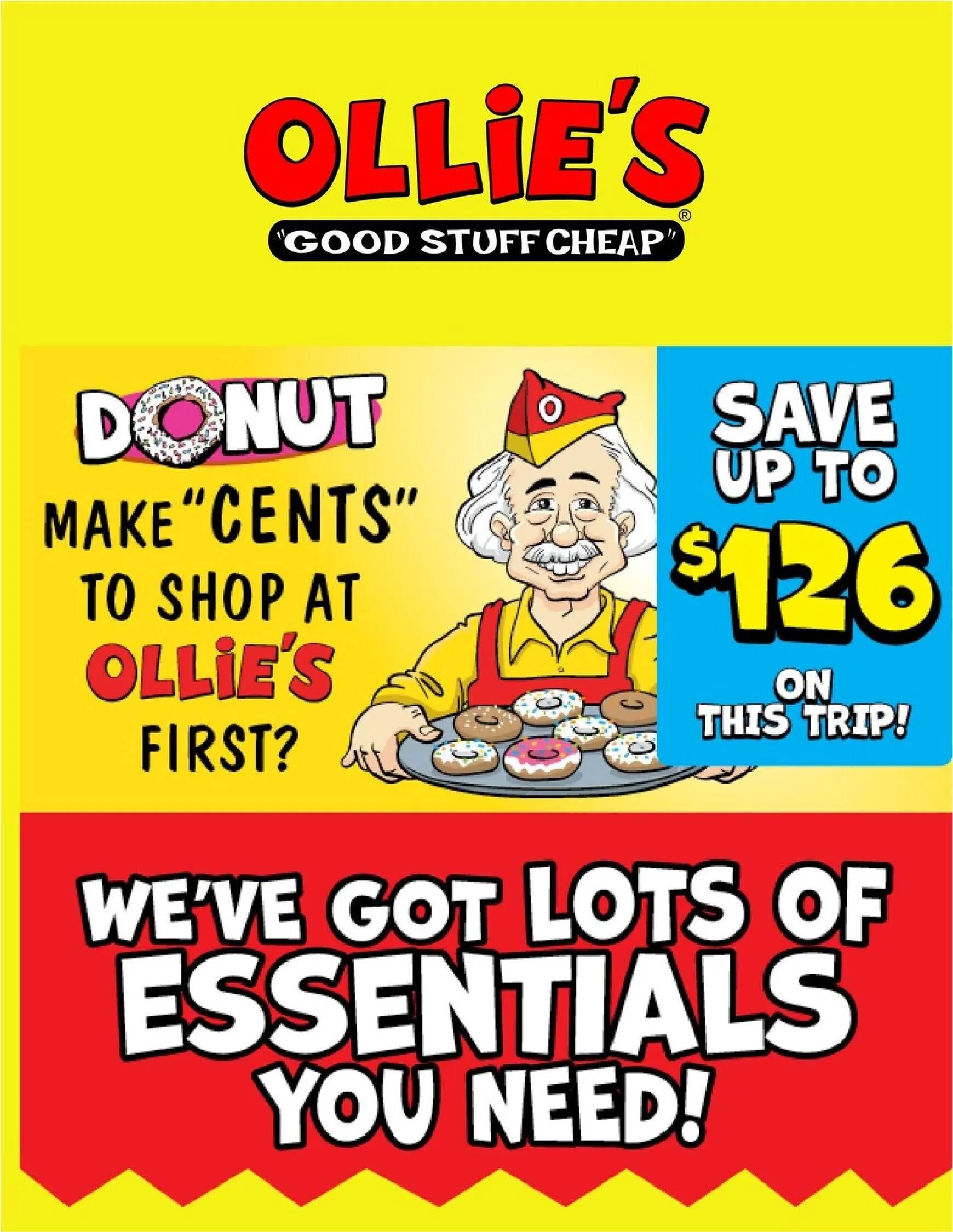 Weekly ad Current Ollie's - Good Stuff Cheap leaflet valid from Thursday 09/03/2026 to Wednesday 09/09/2026 from September 3 to September 9 2026 - Page 1