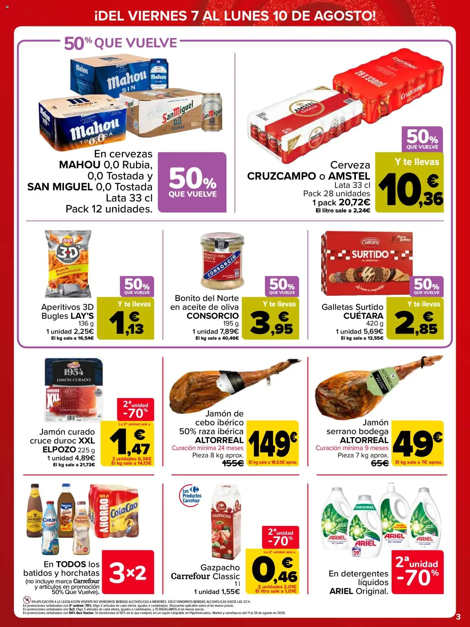 Catálogo de Carrefour Precio Imbatible del 07/08/2026 | Catálogo 7 de agosto al 10 de agosto 2026 - Página 3
