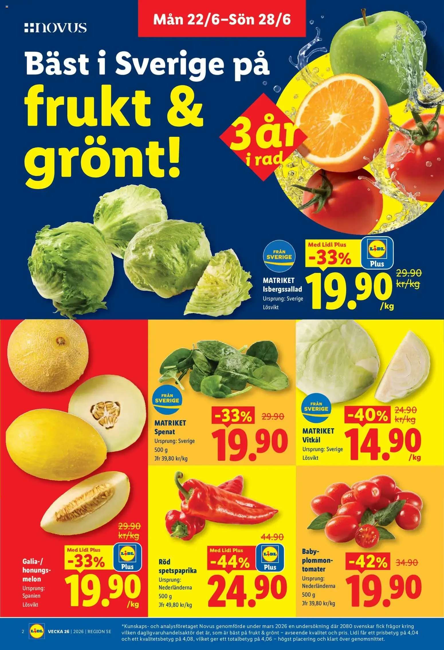 Lidl: Veckans erbjudanden 22/6-28/6 från 22 juni till 28 juni 2026 - Reklamblad sidor 2