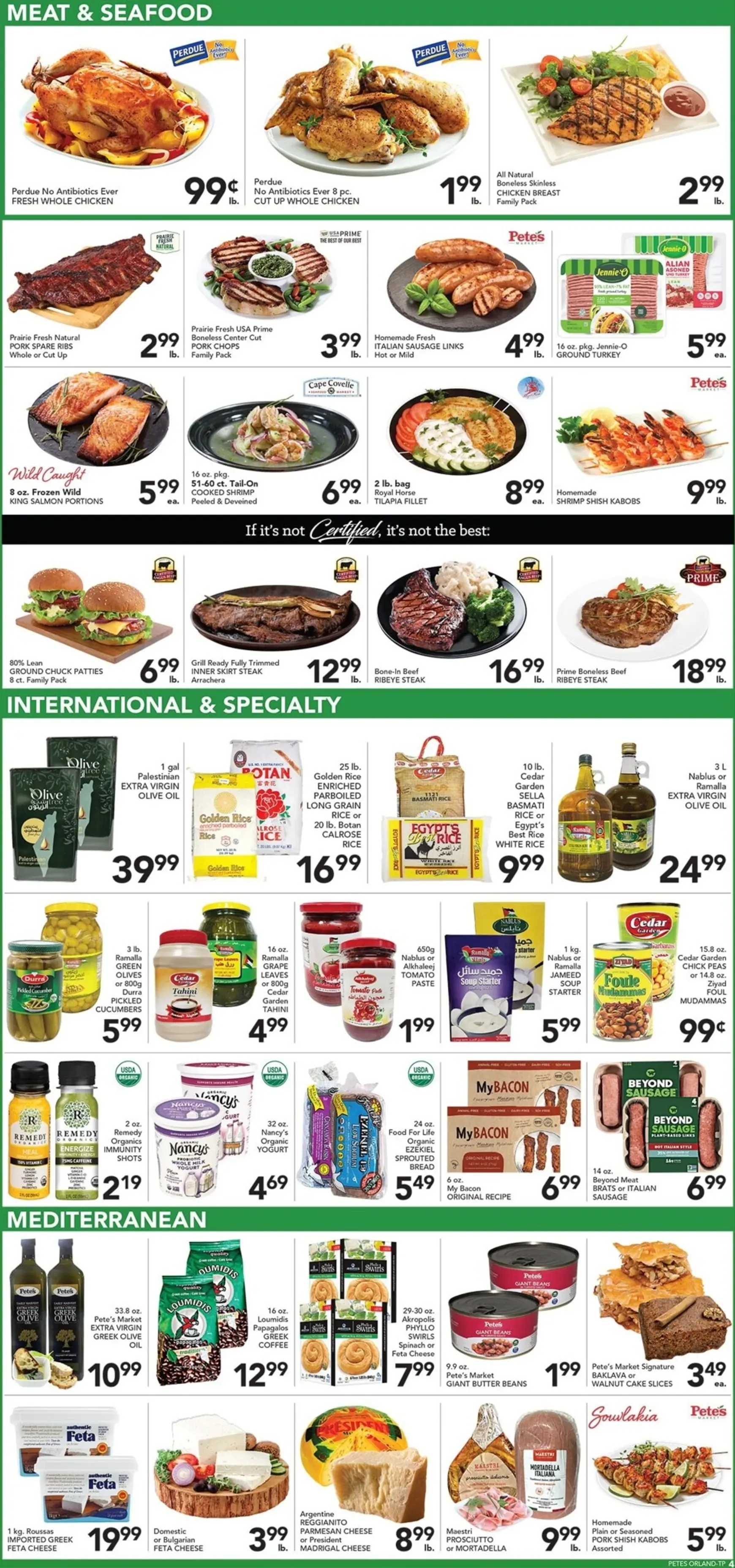 Weekly promotion Current Pete's Fresh Market - Orland Park leaflet valid from Wednesday 07/15/2026 to Tuesday 07/21/2026 spanning from July 15 to July 21 2026 - Page 4 for Catalogue 365