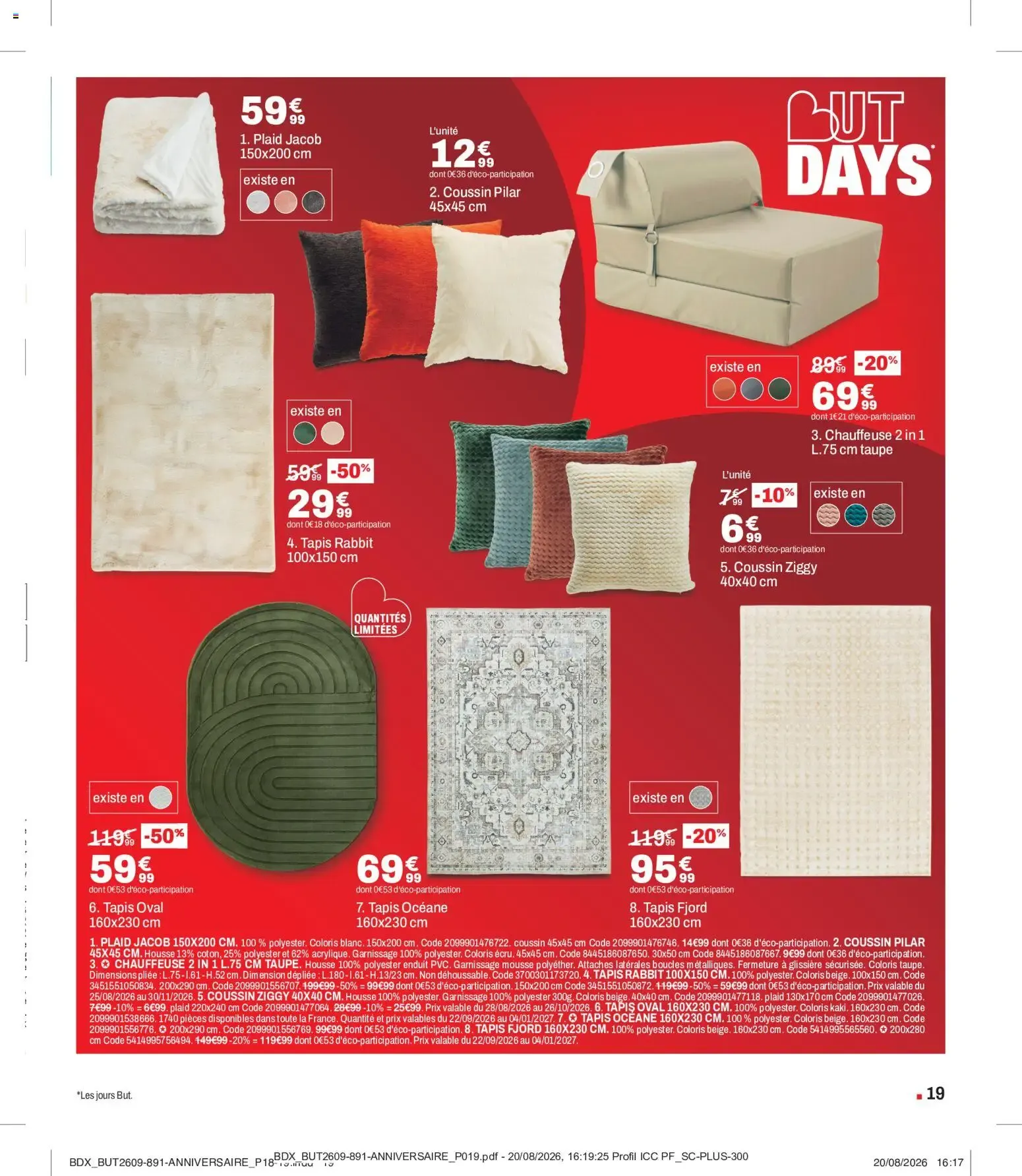 But catalogue but days à partir du 22/09/2026 - promo en ligne du 22 septembre au 26 octobre 2026 - Catalogue page 19