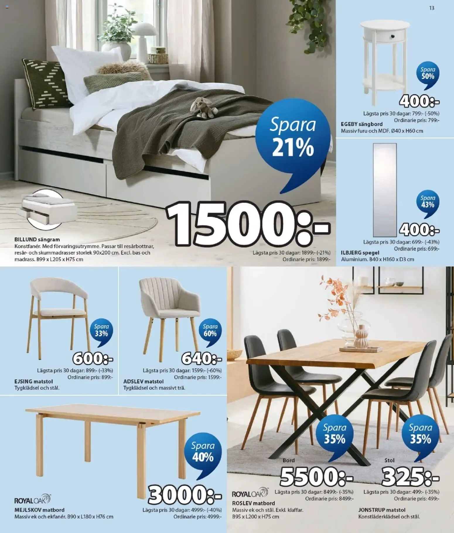 JYSK: Erbjudanden för hemmet och trädgårdsvaror från 27 juli till 6 september 2026 - Reklamblad sidor 13