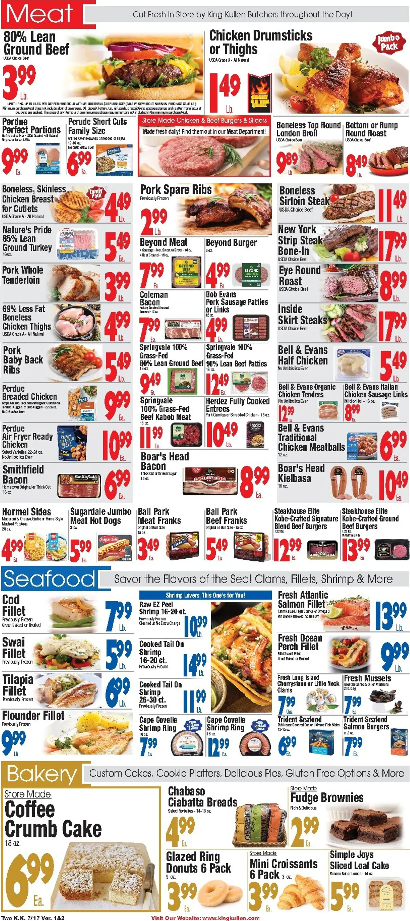 Weekly promotion Current King Kullen leaflet valid from Friday 07/17/2026 to Thursday 07/23/2026 spanning from July 17 to July 23 2026 - Page 2 for Catalogue 365