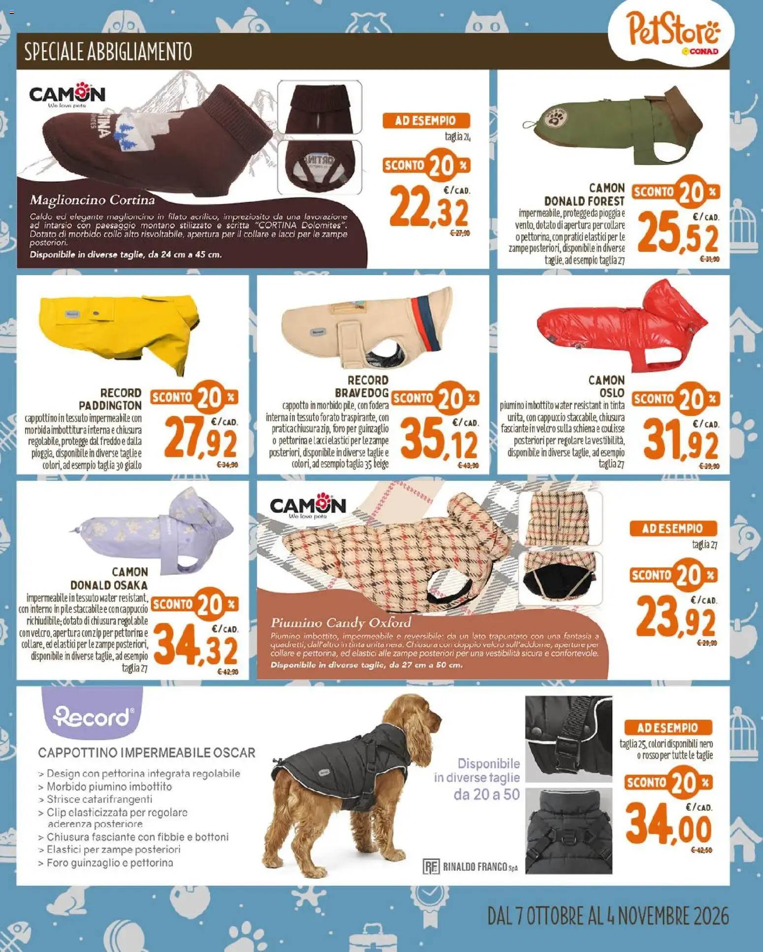 PetStore CONAD da 7 ottobre a 4 novembre di 2026 - Pagina del volantino 7