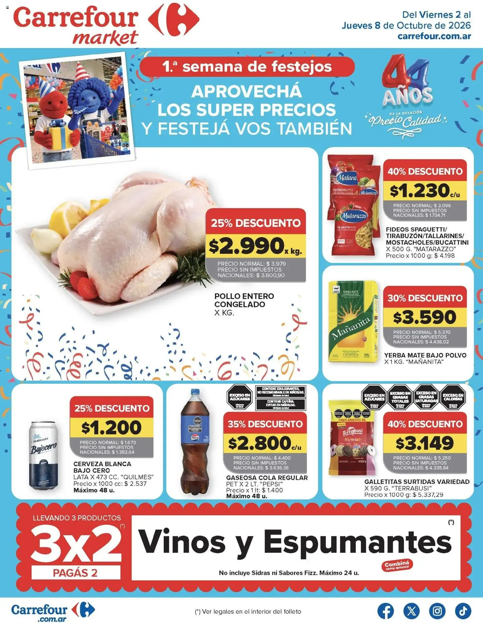 Ofertas de Carrefour Ofertas || del 02/10/2026 - 08/10/2026 || Promociones 2 de octubre al 8 de octubre 2026 - Página 40 del catálogo
