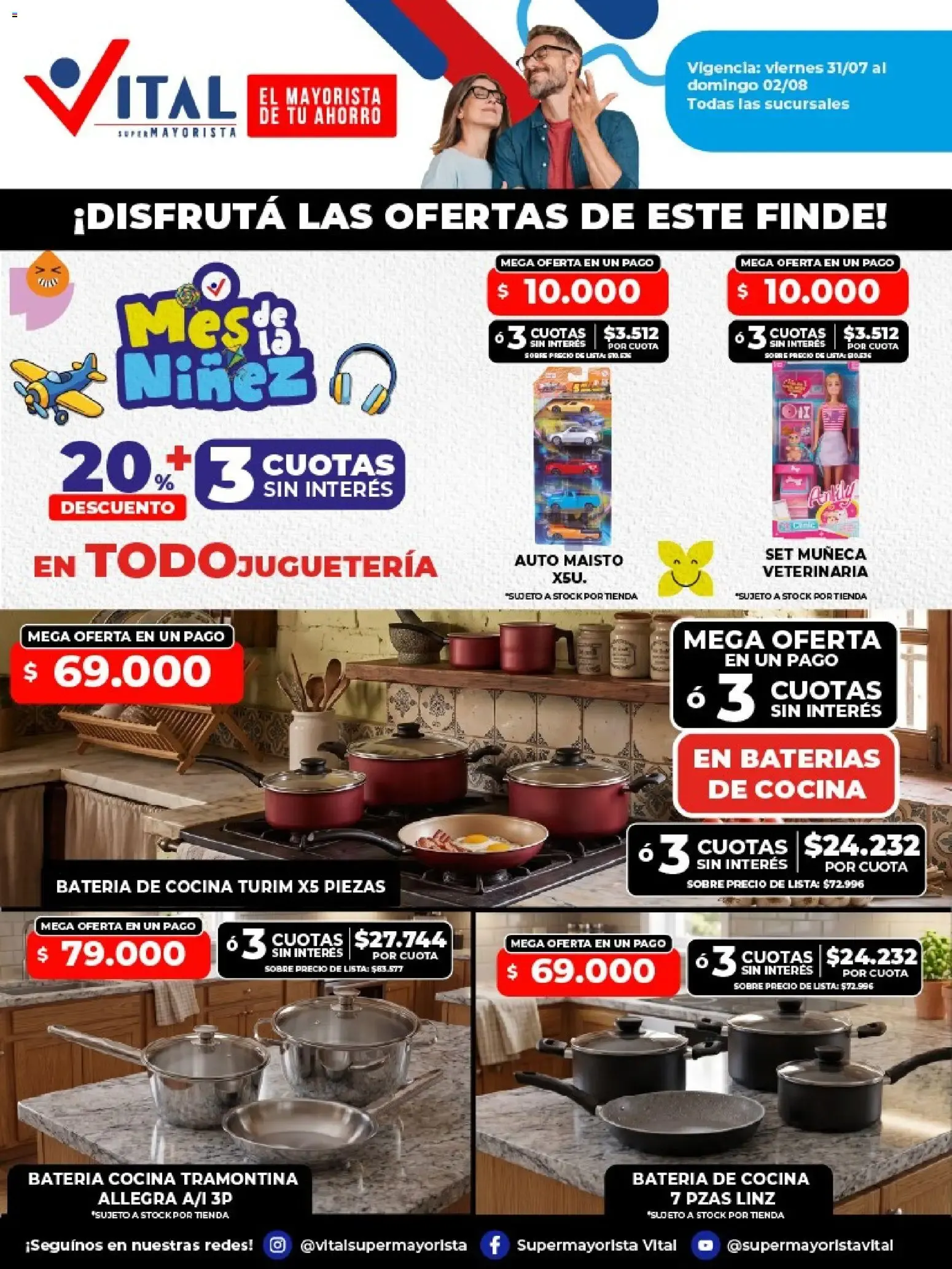 Ofertas de Vital - Ofertas fin BAHIA BLANCA || del 31/07/2026 - 02/08/2026 || Catálogo 31 de julio al 2 de agosto 2026 - Página 3 del catálogo