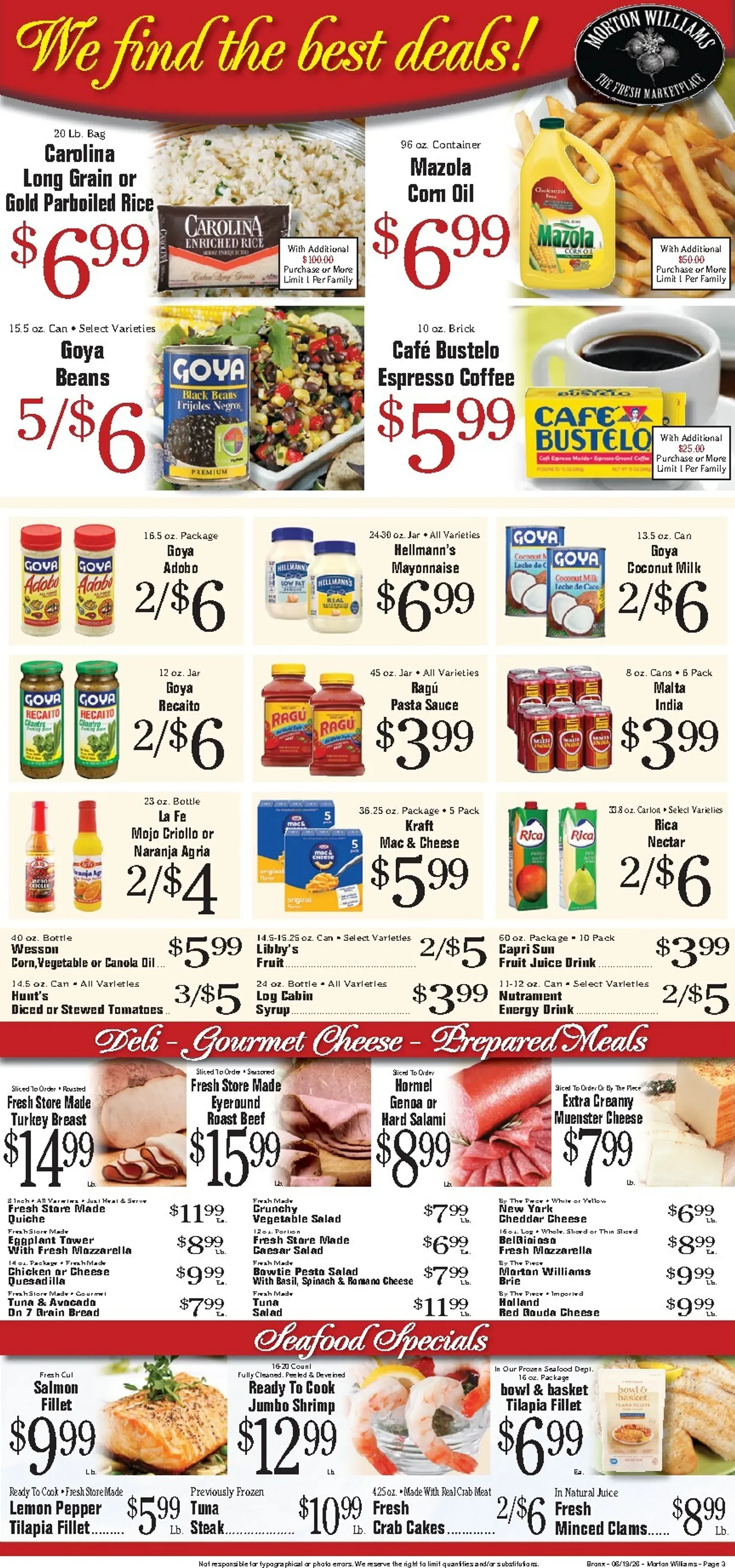 Weekly ad Current Morton Williams - Bronx leaflet valid from Friday 06/19/2026 to Thursday 06/25/2026 from June 19 to June 25 2026 - Page 3