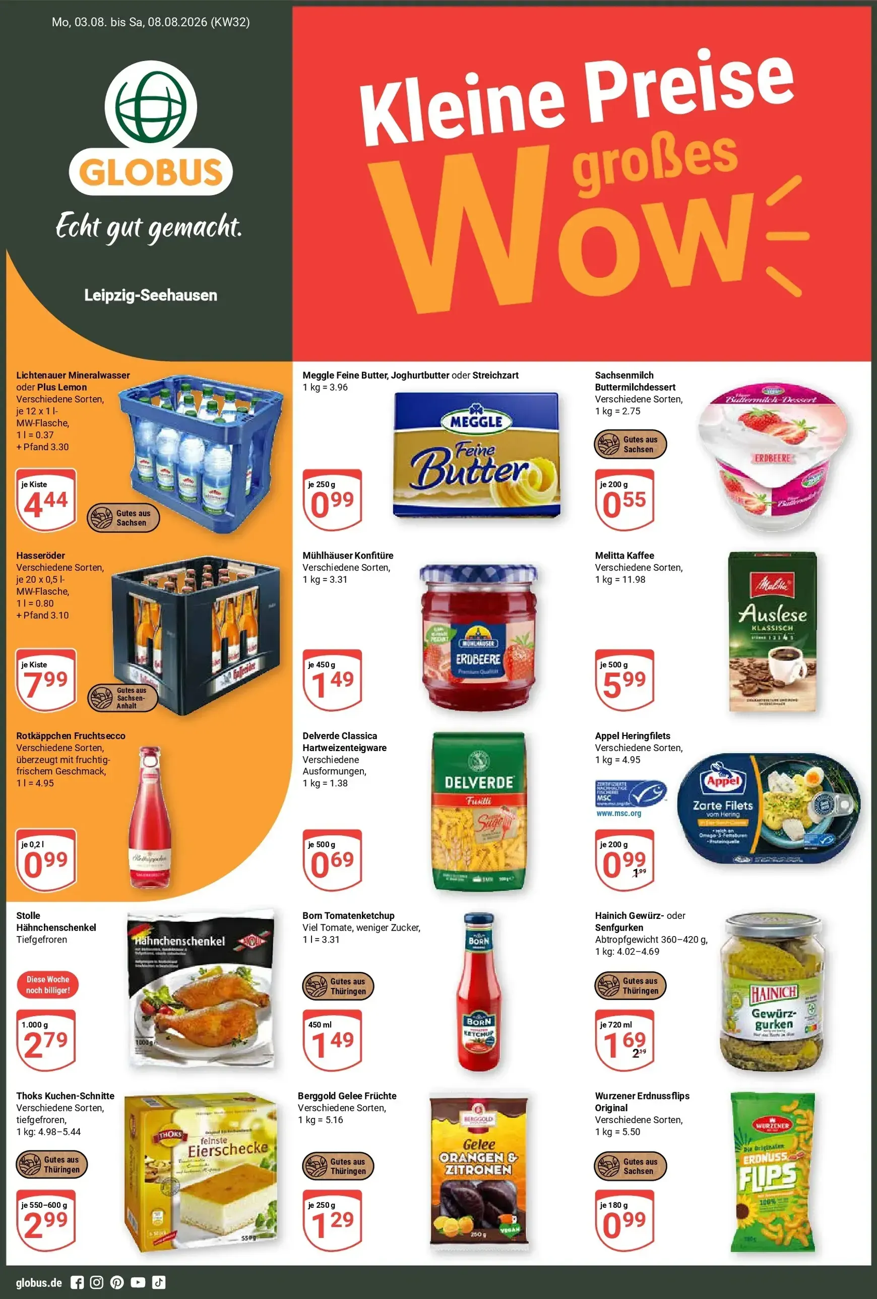 Kleine Preise großes Wow von 3. August bis 8. August 2026 - Prospekt seite 1