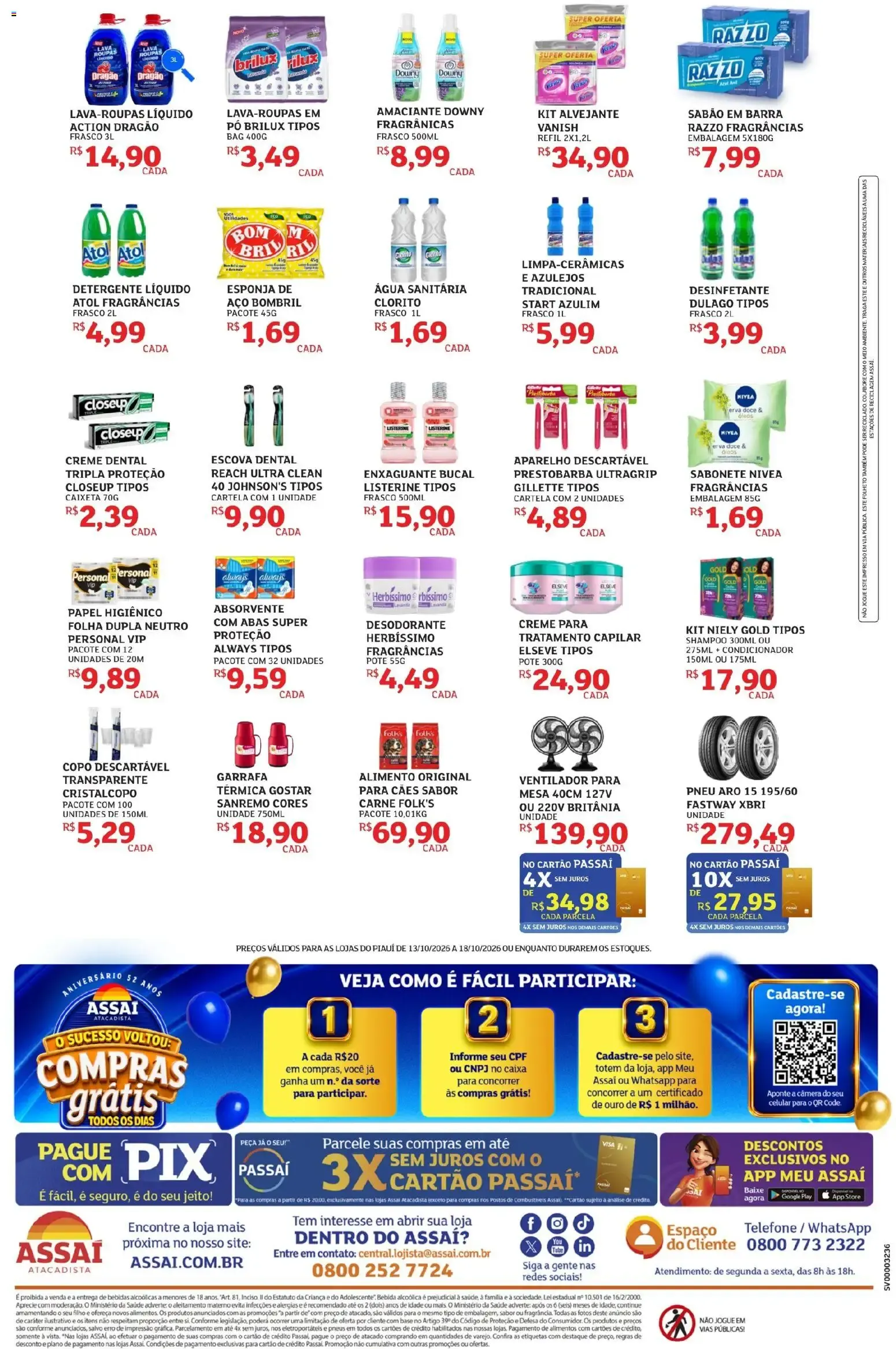 Encarte de Assaí Atacadista ofertas - PI de 13/10/2026 | Promoções Online 13 de outubro até 18 de outubro 2026 - Pagina 4
