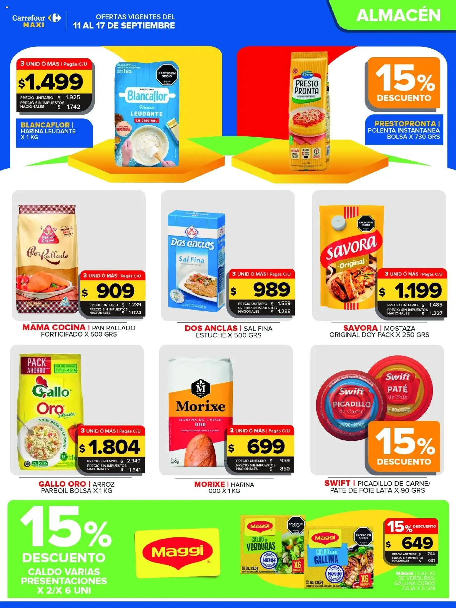 Ofertas de Carrefour Maxi catálogo del 11/09/2026 - 17/09/2026 11 de septiembre al 17 de septiembre 2026 - Página 7 del catálogo