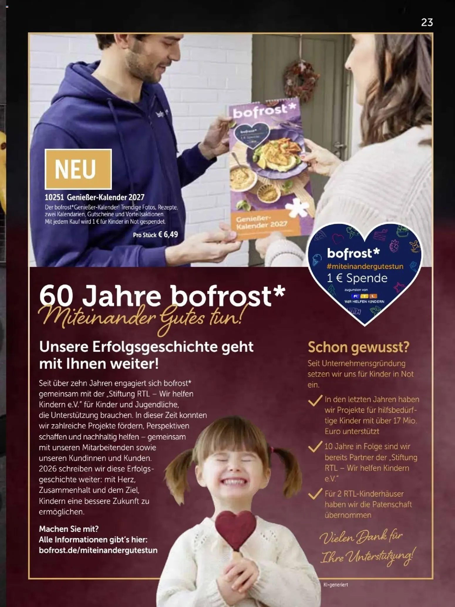 Bofrost Weihnachten von 26. Oktober bis 23. Dezember 2026 - Prospekt seite 22