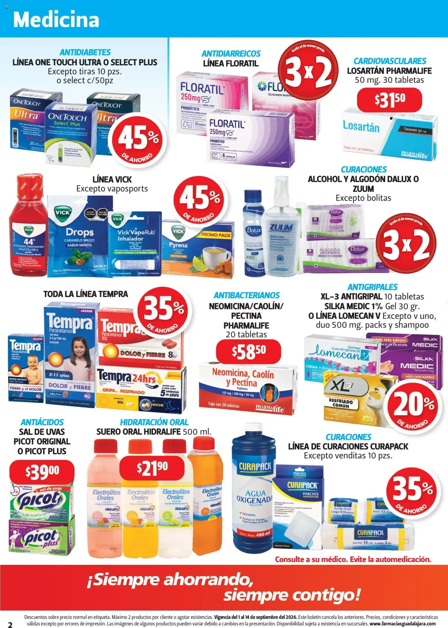 Catálogo de Farmacia Guadalajara catálogo (01/09/2026 - 14/09/2026) - catálogo en línea 1 de septiembre al 14 de septiembre 2026 - Pagina 2