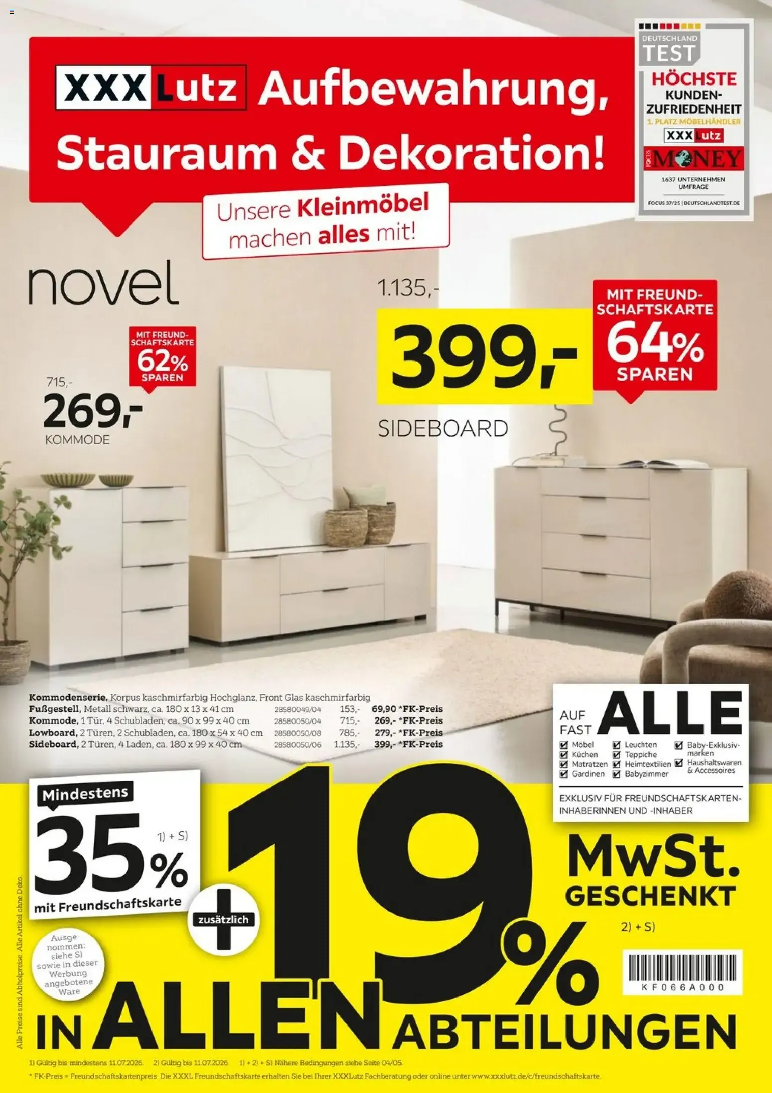XXX Lutz Aufbewahrung, Stauraum & Dekoration! von 27. Juni bis 11. Juli 2026 - Prospekt seite 1