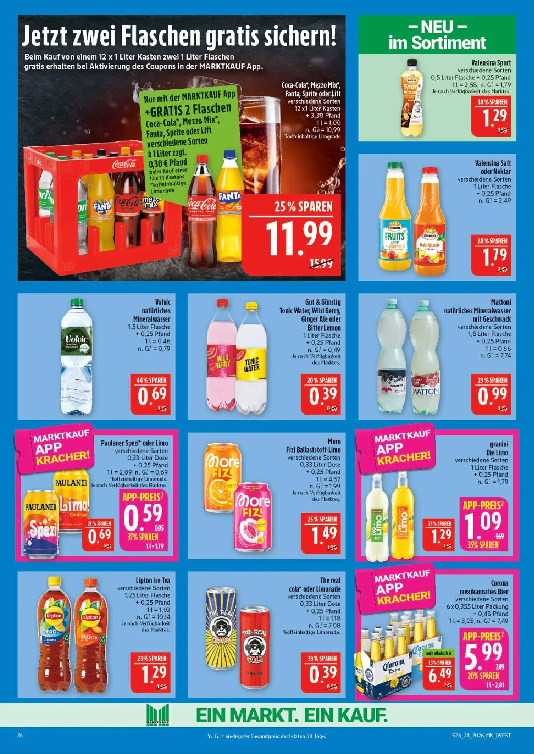 Marktkauf Prospekt – von Montag 08.06.2026 bis Samstag 13.06.2026 von 8. Juni bis 13. Juni 2026 - Prospekt seite 26