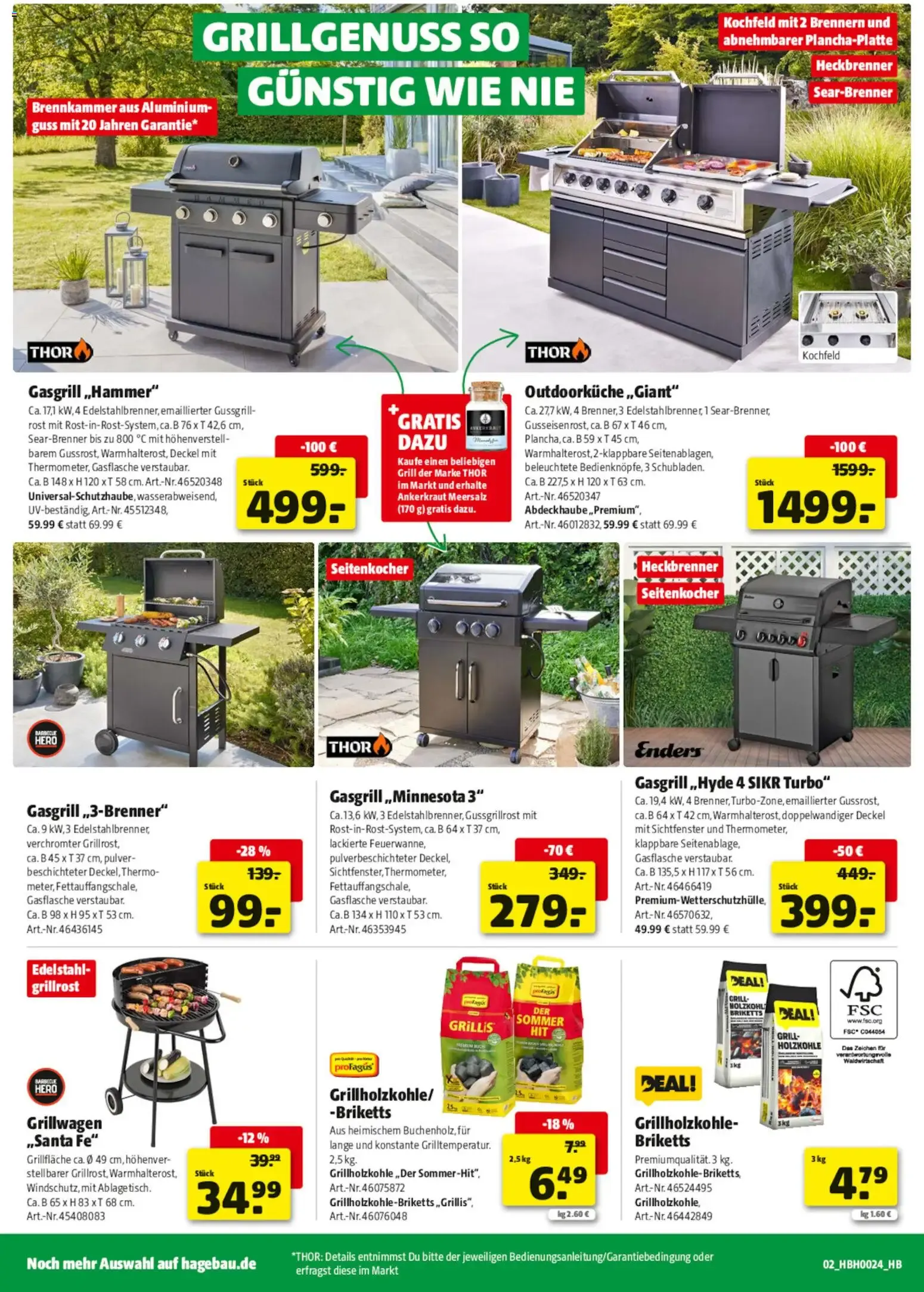 Hagebaumarkt: Hier grillt dein Bestpreis von 6. Juni bis 20. Juni 2026 - Prospekt seite 2