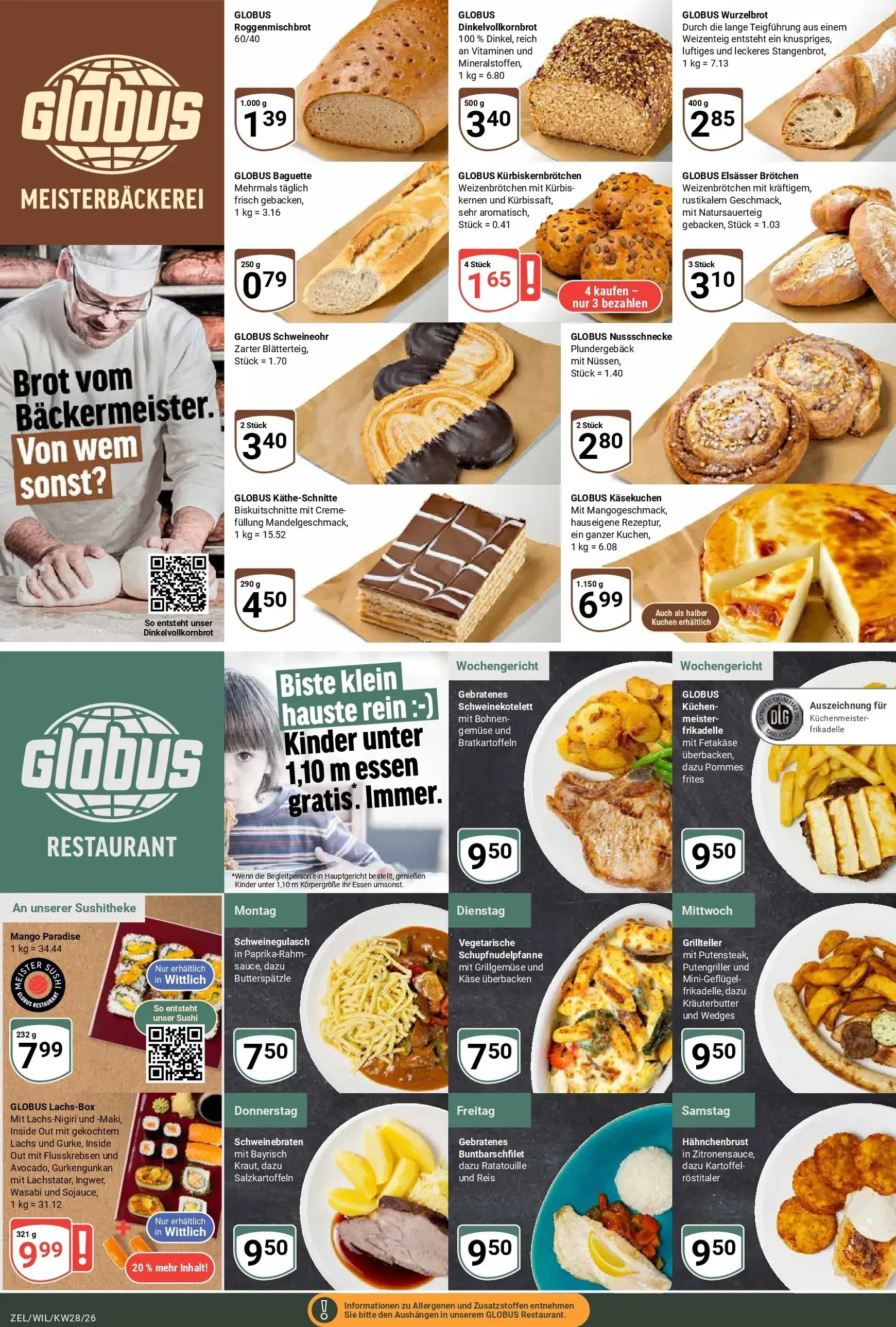 Globus - Zell/Wittlich Prospekt – von Montag 06.07.2026 bis Samstag 11.07.2026 von 6. Juli bis 11. Juli 2026 - Prospekt seite 9