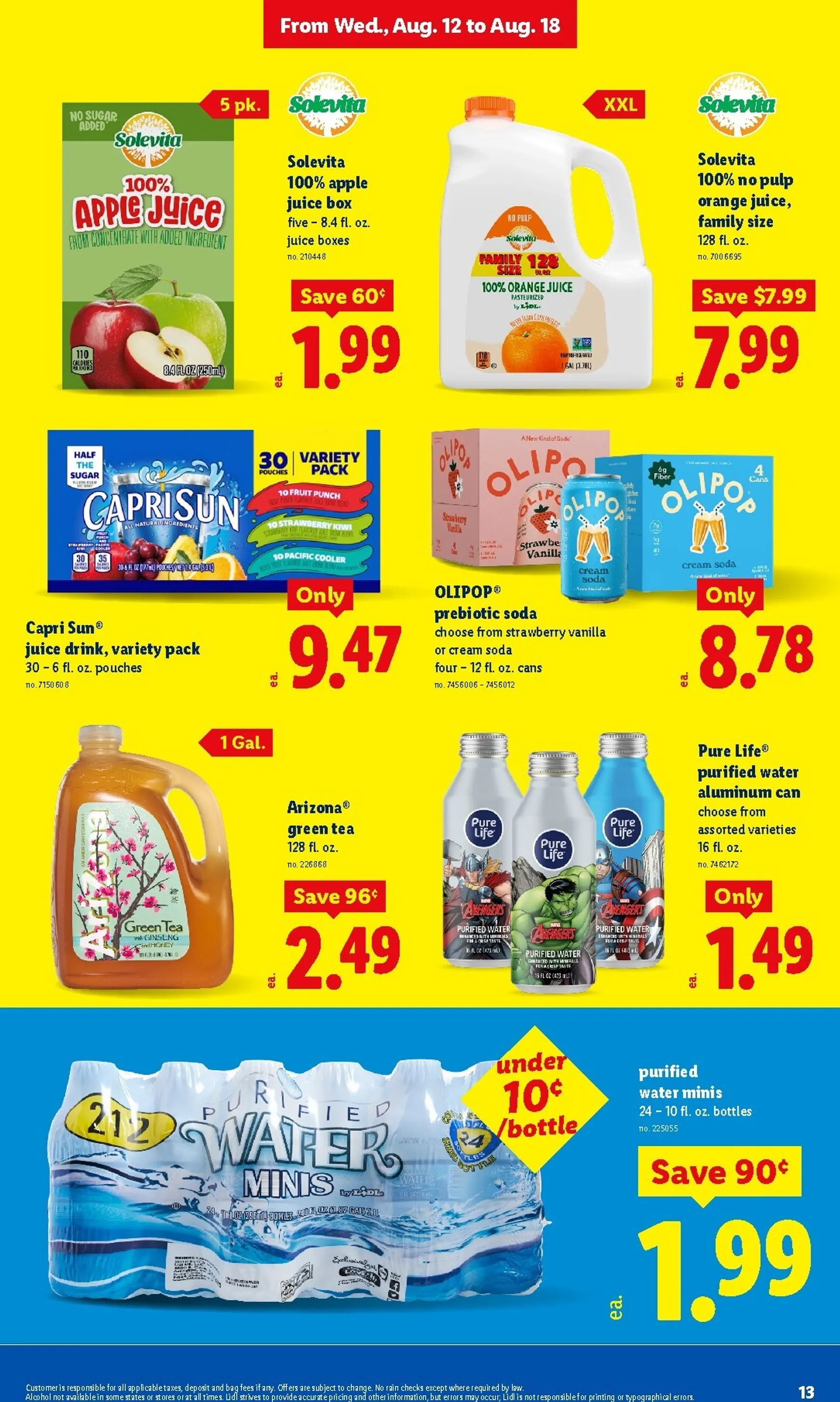 Weekly ad Current Lidl leaflet valid from Wednesday 08/12/2026 to Tuesday 08/18/2026 from August 12 to August 18 2026 - Page 13