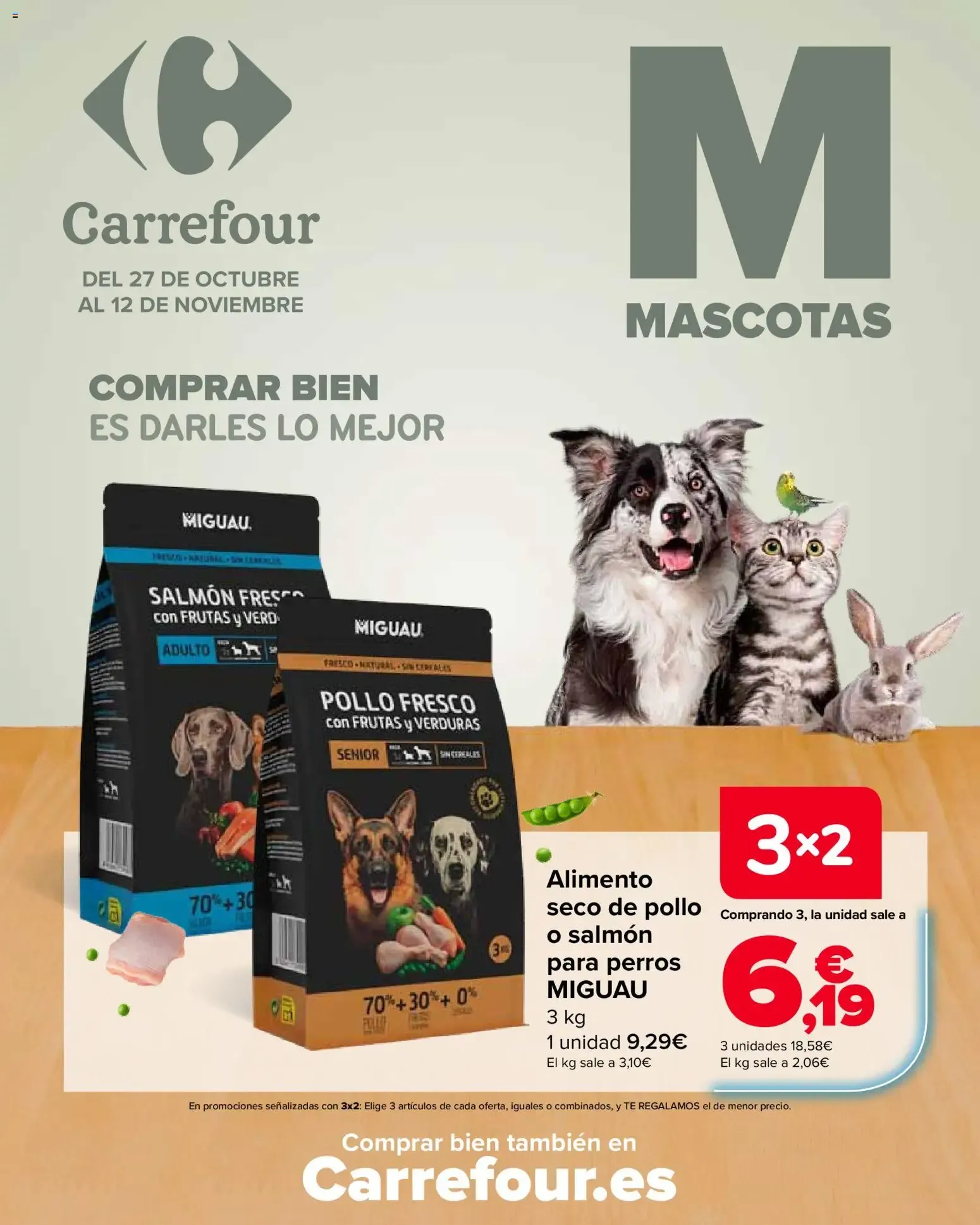 Catálogo de Carrefour Mascotas del 27 de Octubre al 12 de Noviembre 27 de octubre al 12 de noviembre 2026 - Página 1