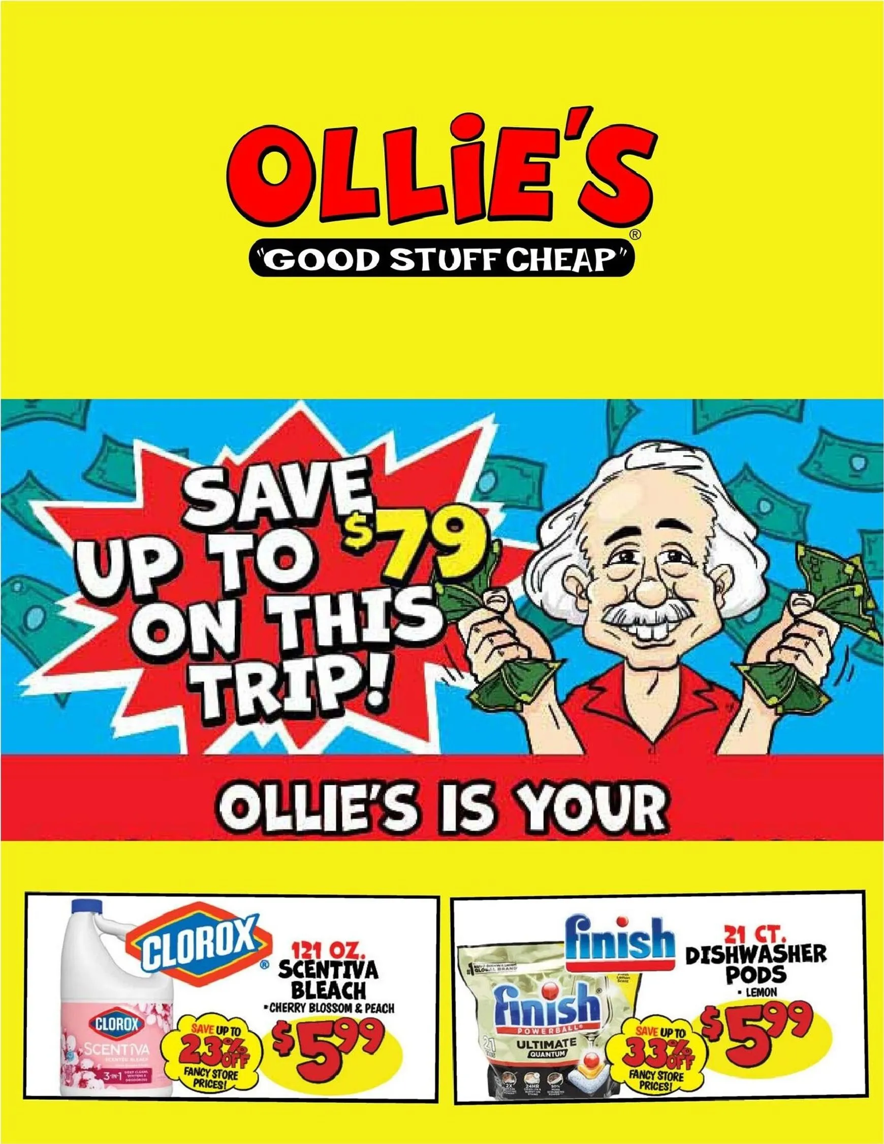 Weekly ad Current Ollie's leaflet valid from Thursday 07/23/2026 to Wednesday 07/29/2026 from July 23 to July 29 2026 - Page 1