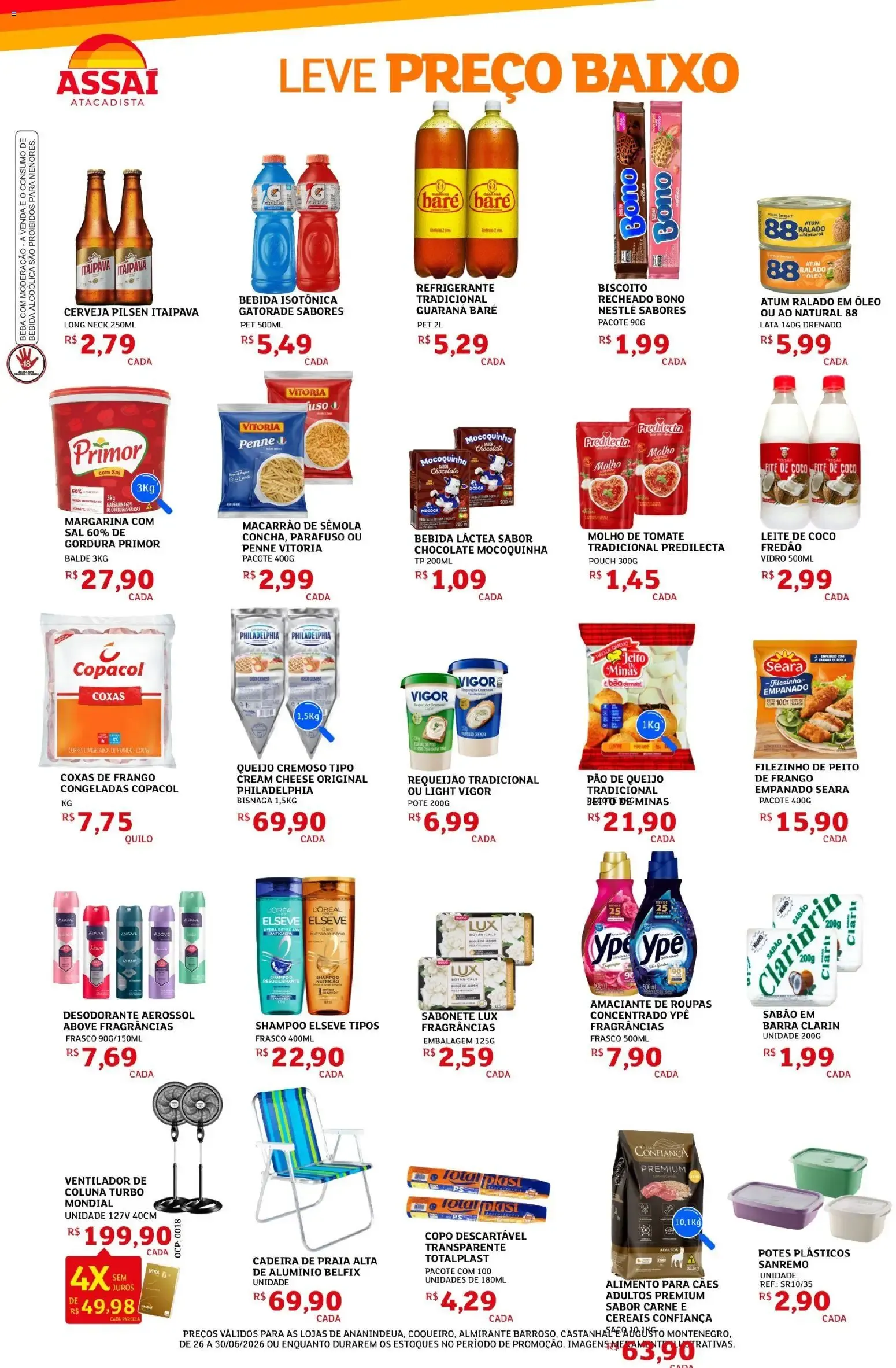 Encarte de Assaí Atacadista ofertas - PA de 29/06/2026 | Promoções Online 26 de junho até 30 de junho 2026 - Pagina 2