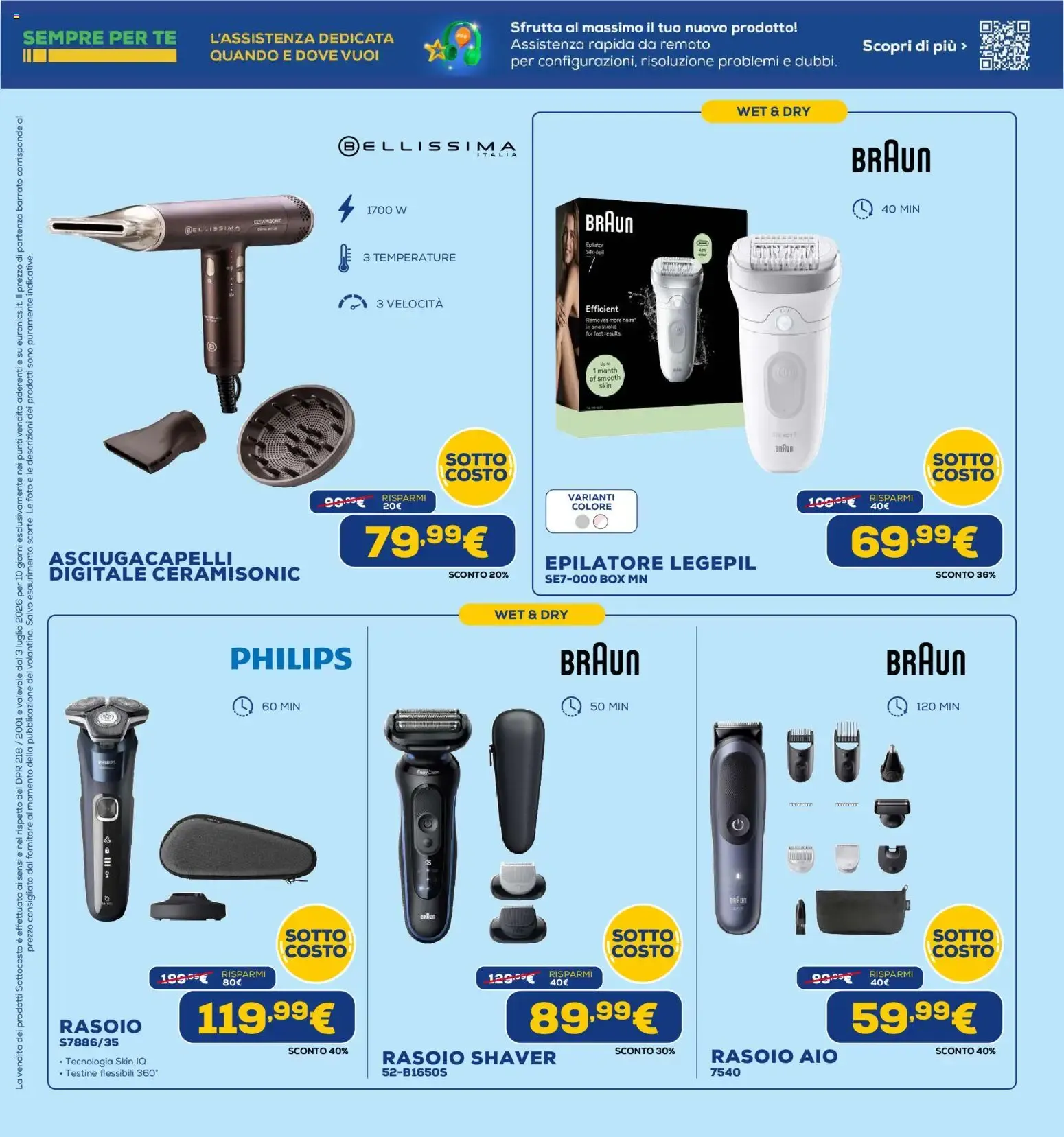 Euronics SOTTO COSTO - Dal 3 al 12 Luglio da 3 luglio a 12 luglio di 2026 - Pagina del volantino 37