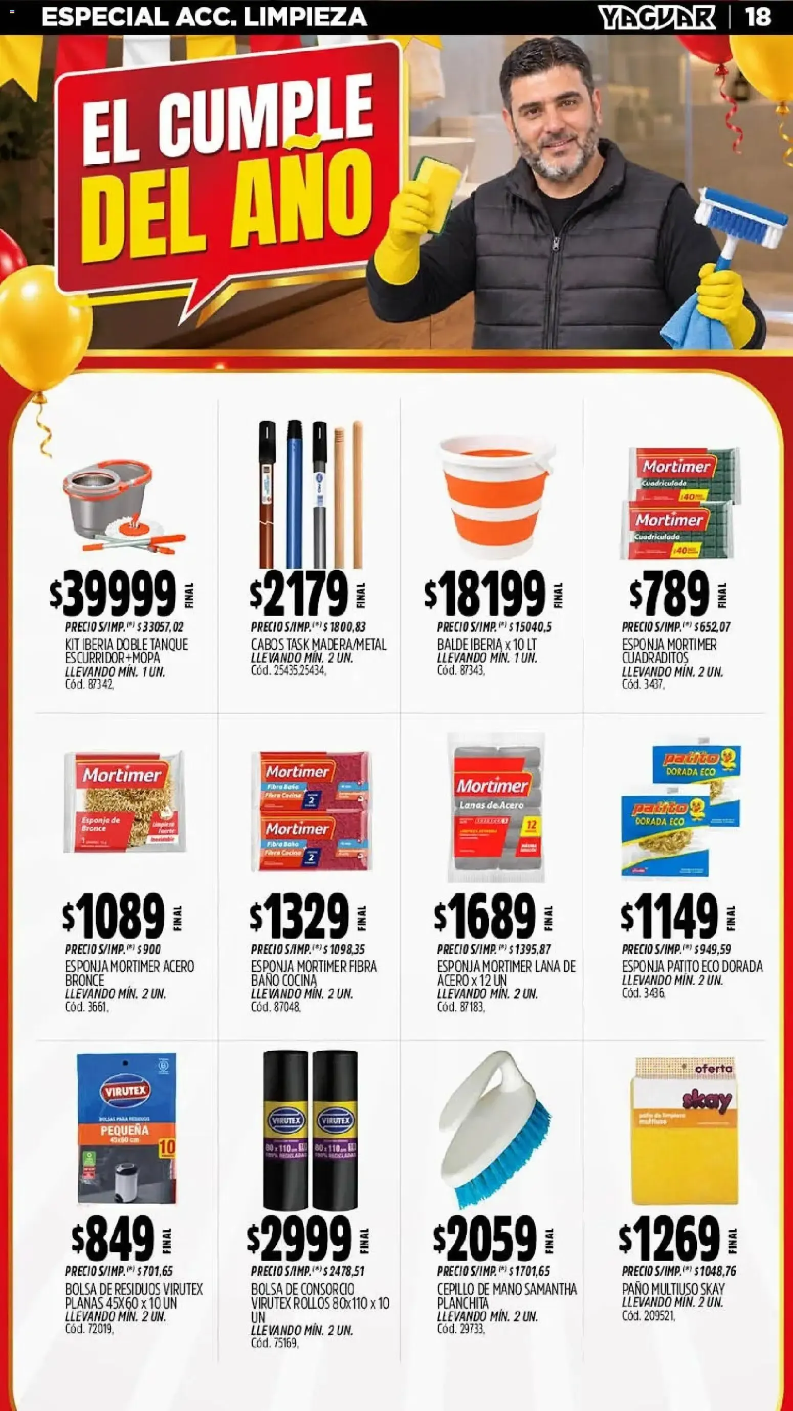 Ofertas de Mayorista Yaguar - El Cumple del Año 38 5 de octubre al 11 de octubre 2026 - Página 16 del catálogo