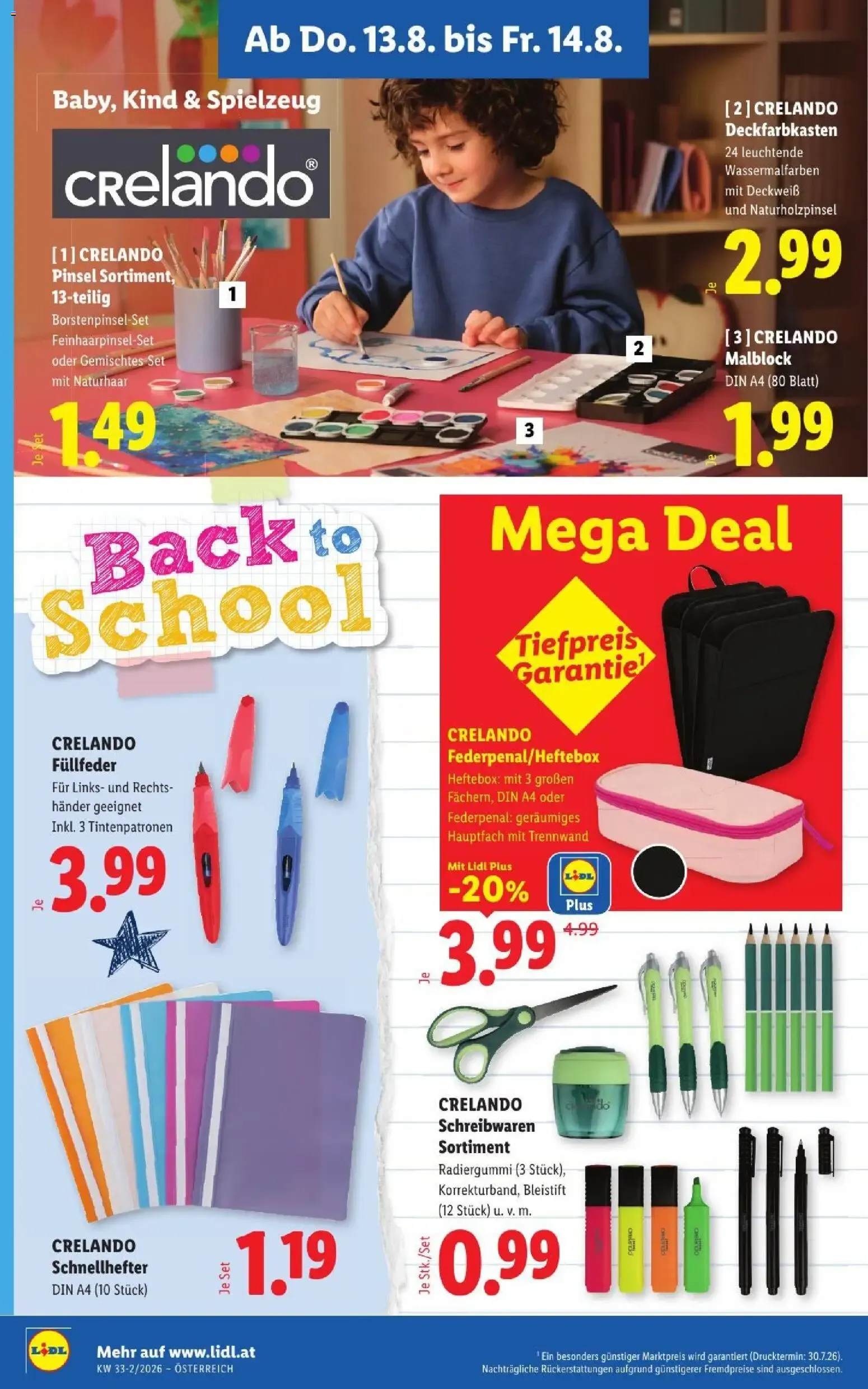 Lidl - Flugblatt ab 13.08.2026 - Angebote ab donnerstag von 13. August bis 14. August 2026 - Flugblätt seite  18