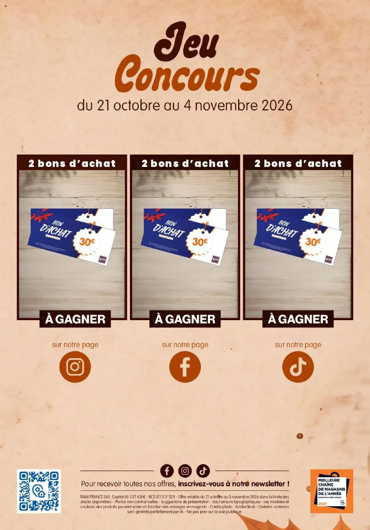 B&M - Catalogue Cosy Moments à partir du 21/10/2026 - promo en ligne du 21 octobre au 4 novembre 2026 - Catalogue page 20