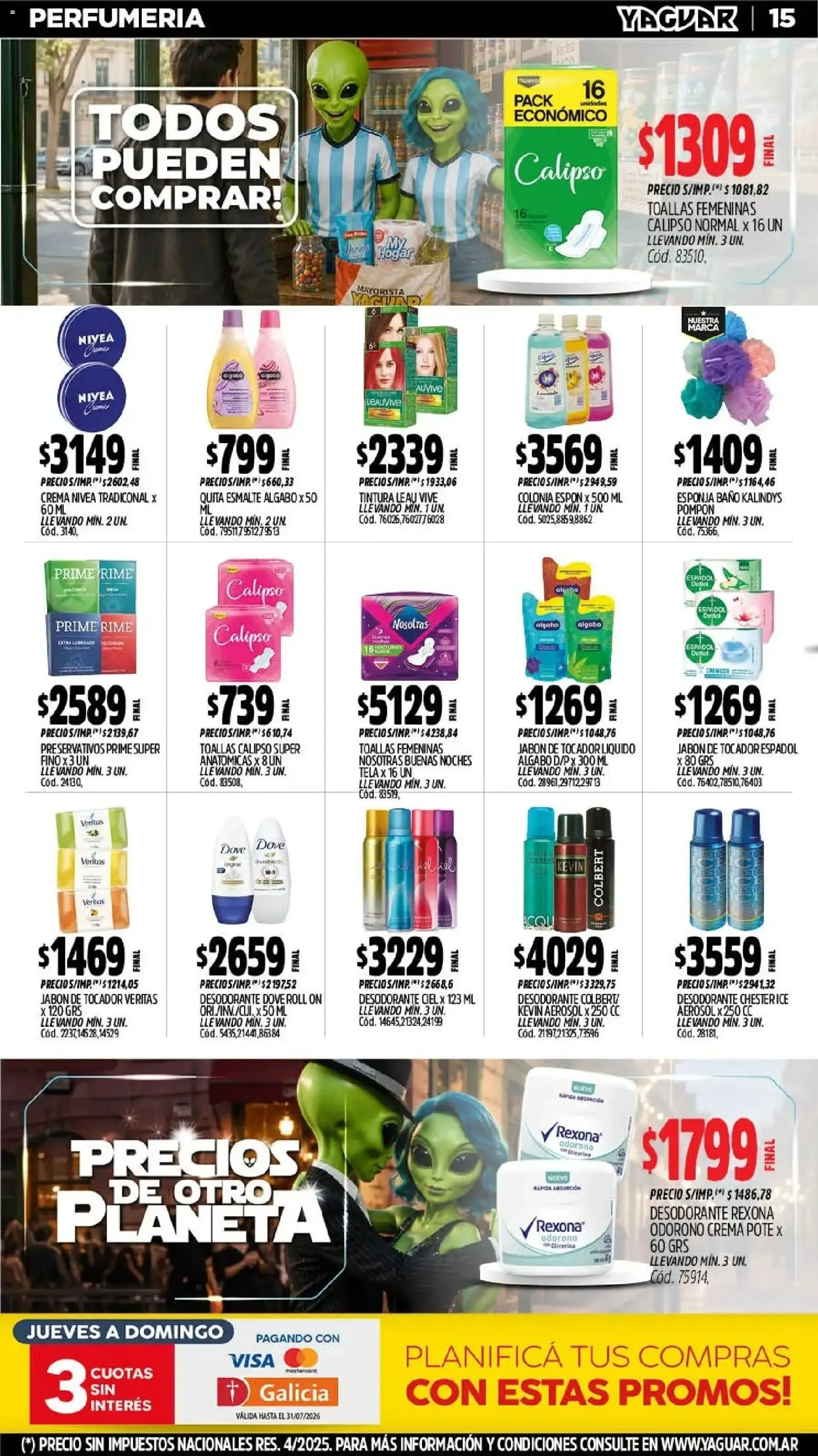 Ofertas de Yaguar - Precios de Otro Planeta - Oferta Semanal Santa Fé del 06/07/2026 - 12/07/2026 6 de julio al 12 de julio 2026 - Página 17 del catálogo