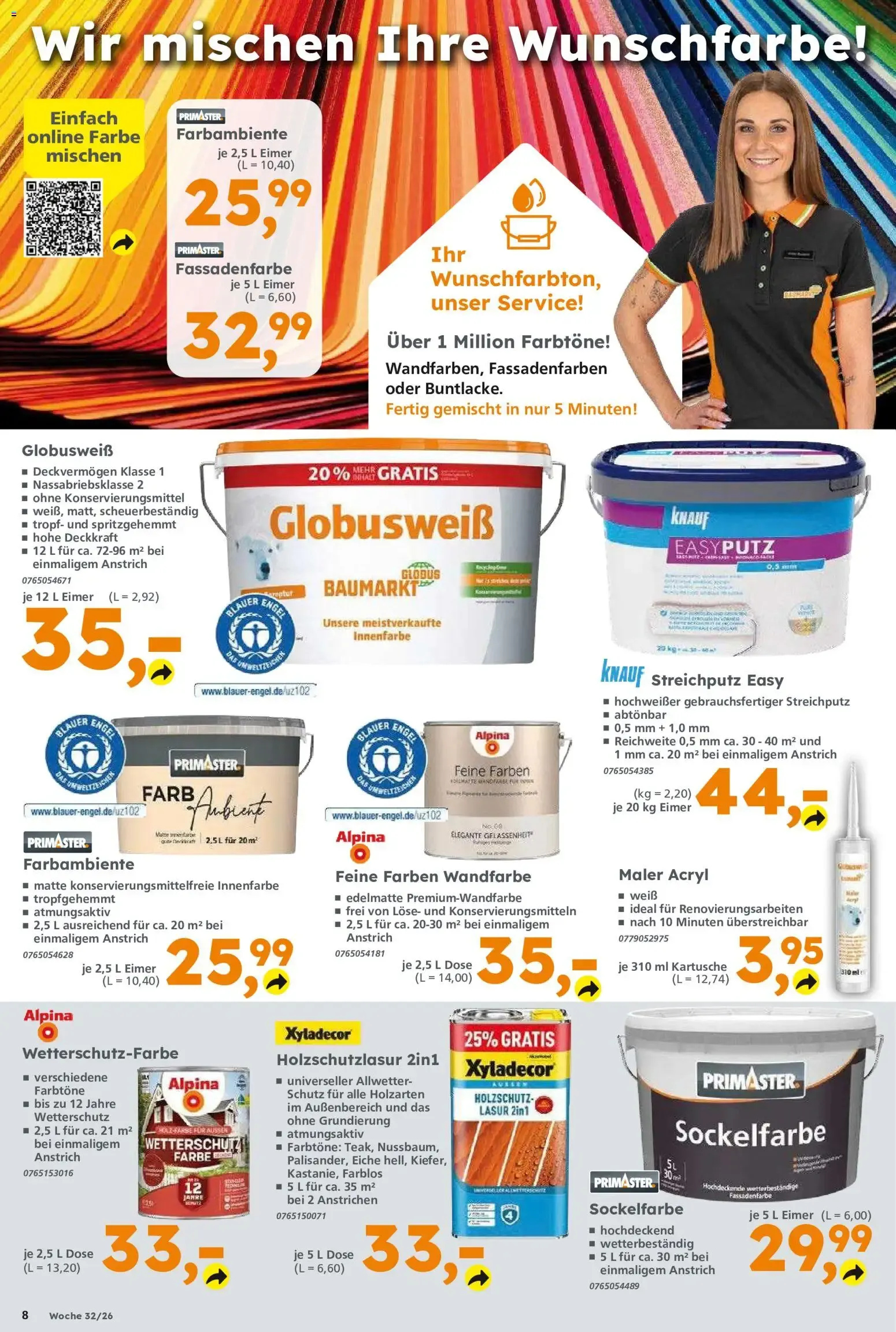 Globus Baumarkt Prospekt (ab 03.08.2026) zum Blättern von 3. August bis 8. August 2026 - Prospekt seite 8
