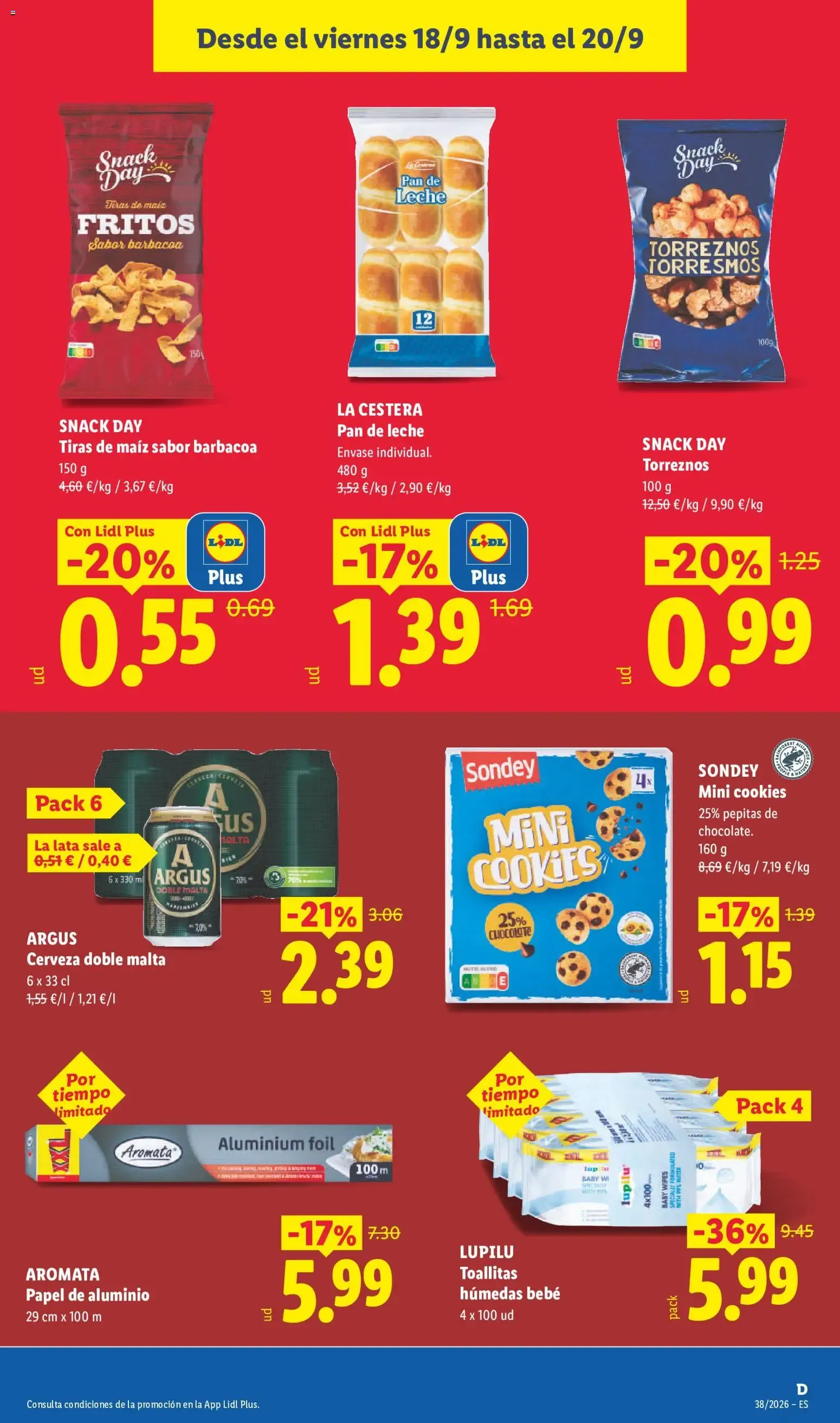Catálogo de Lidl: Elige el N°1 en calidad-precio 14 de septiembre al 20 de septiembre 2026 - Página 35