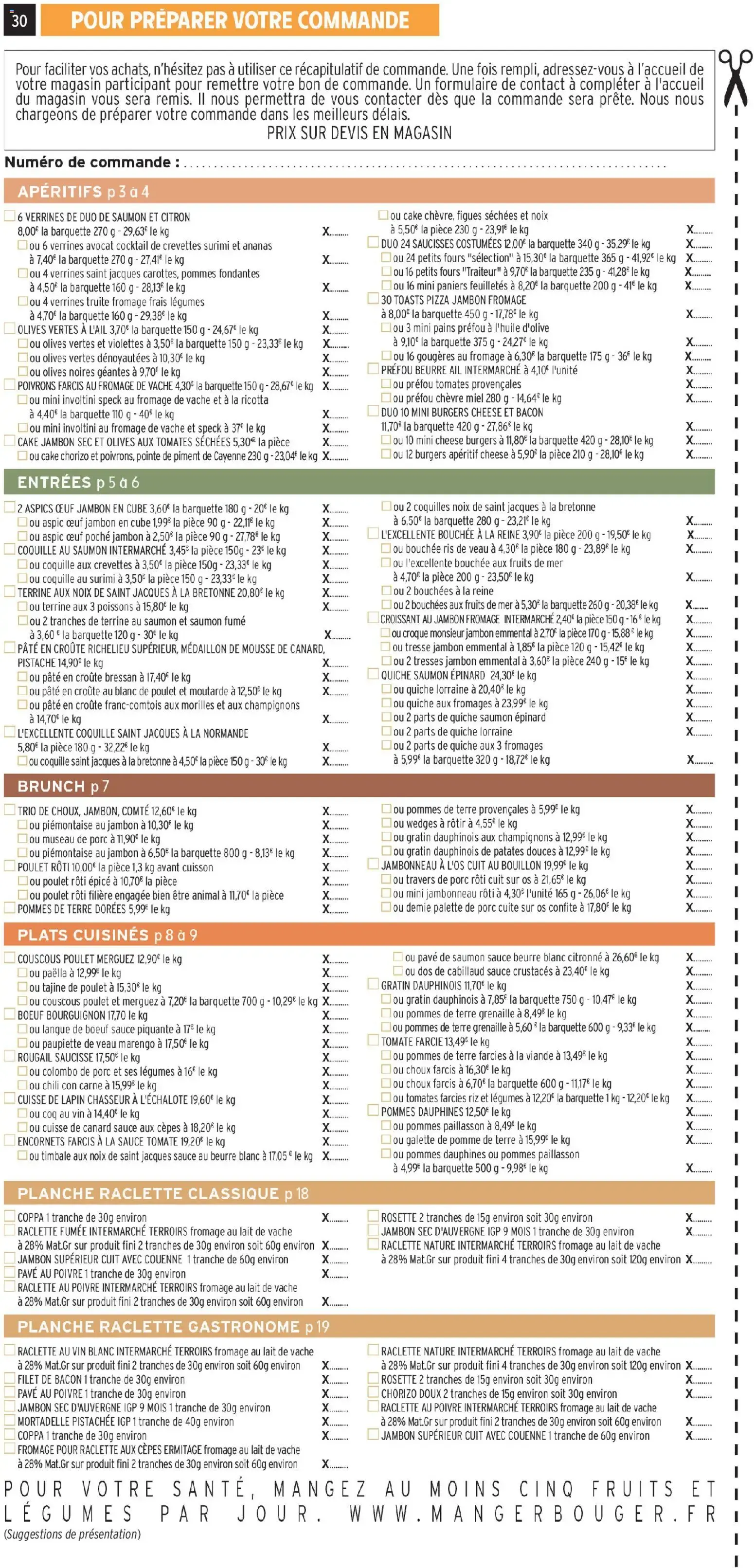 Intermarché - Les menus traiteur automne/hiver à partir du 06/10/2026 - promo en ligne du 6 octobre au 28 mars 2027 - Catalogue page 29