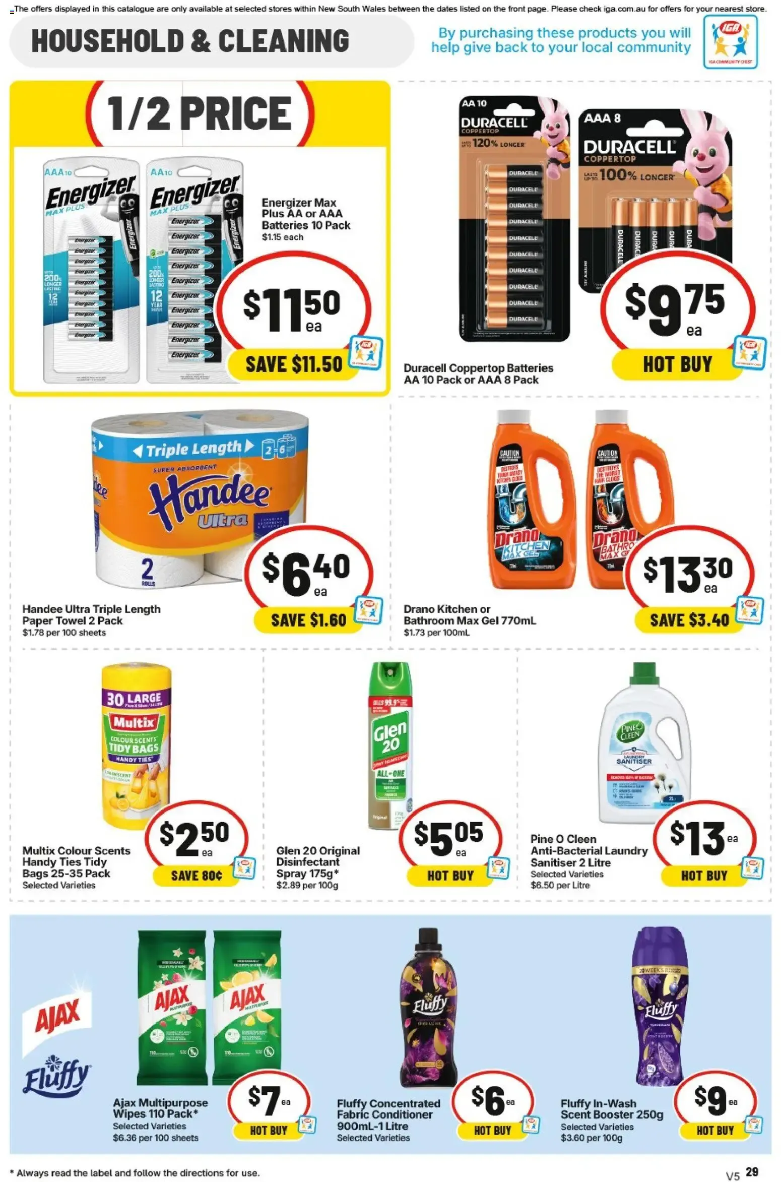 IGA catalogue valid from 12/08/2026 > Online Australia - Catalogue valid from 12 August to 18 August 2026 - page 29