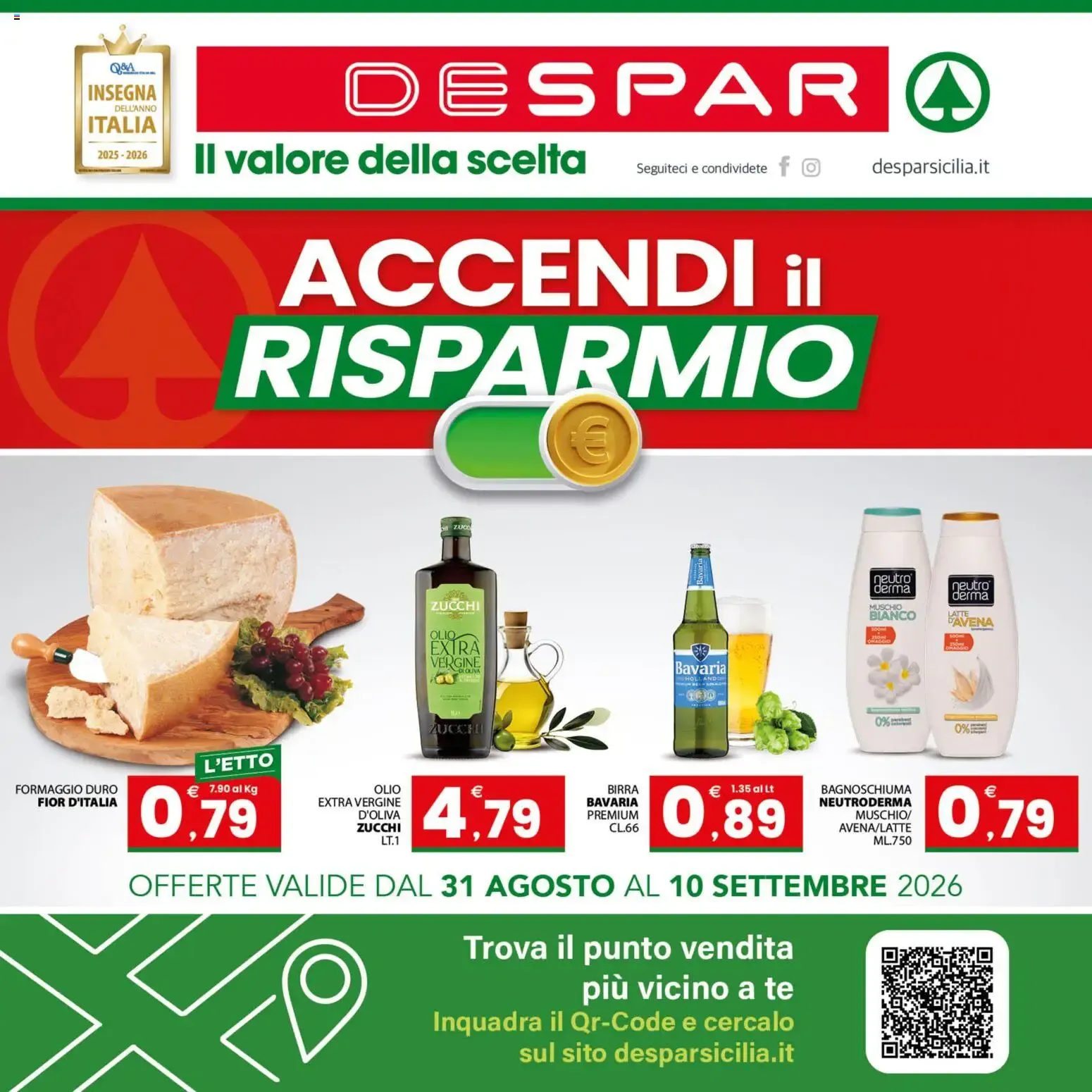 Nuovo Despar volantino Sicilia dal 31/08/2026 > offerte anteprima 🛍️ da 31 agosto a 10 settembre di 2026 - Pagina del volantino 20