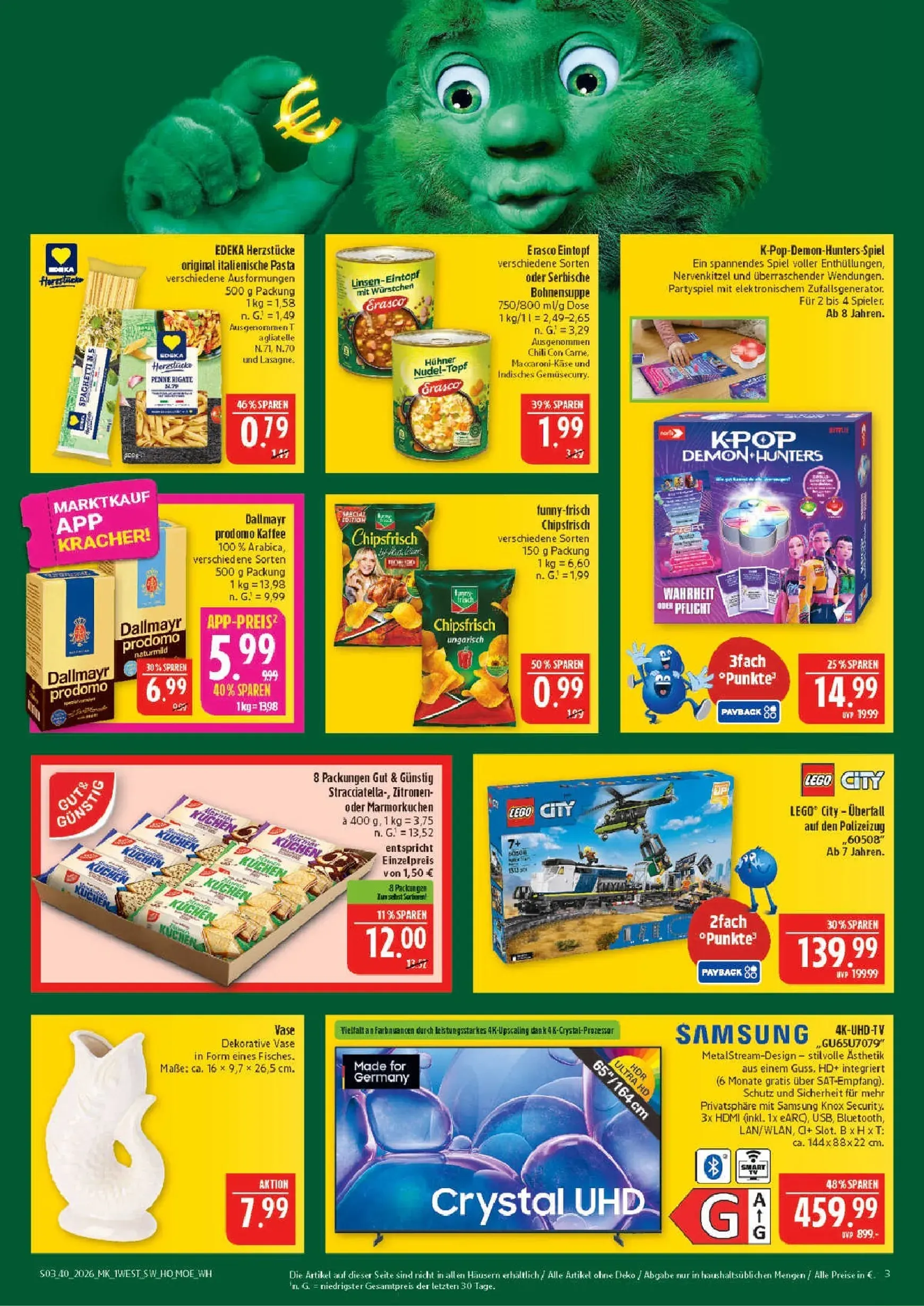 Marktkauf Prospekt nächste Woche – von Montag 28.09.2026 bis Freitag 02.10.2026 von 28. September bis 2. Oktober 2026 - Prospekt seite 3