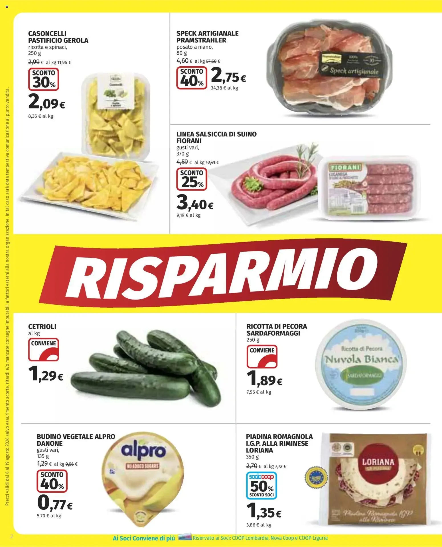 Coop Superstore - Risparmio Mio da 6 agosto a 19 agosto di 2026 - Pagina del volantino 2