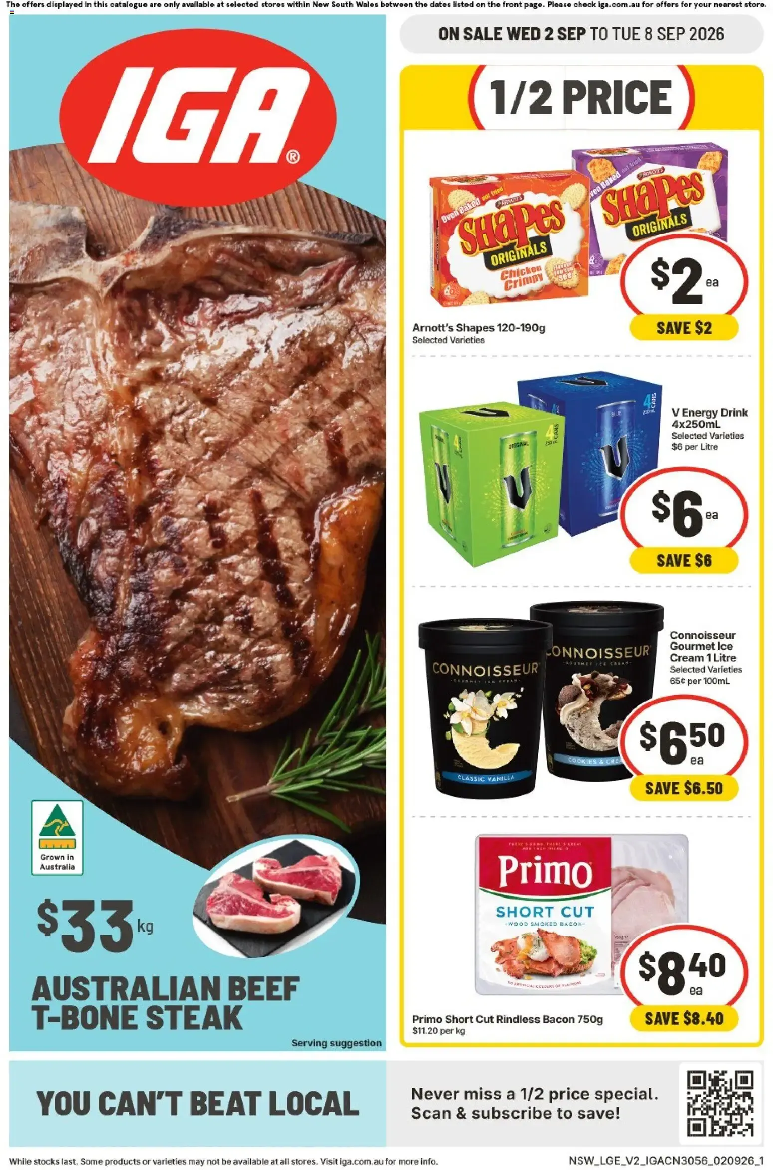 IGA catalogue valid from 02/09/2026 > Online Australia - Catalogue valid from 2 September to 8 September 2026 - page 1