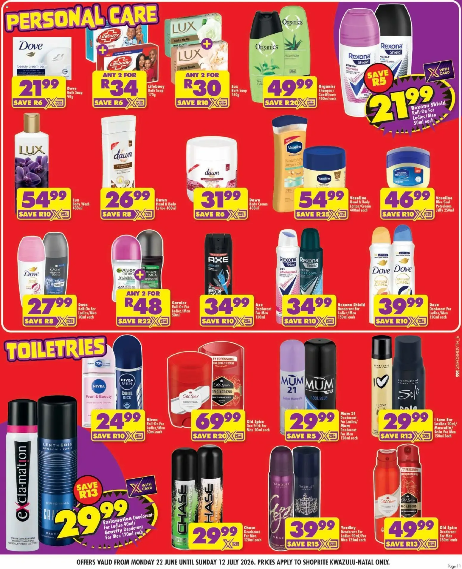 Shoprite Low-Duuuma Deals! from 22 June to 12 July 2026 - Catalogue Page 11