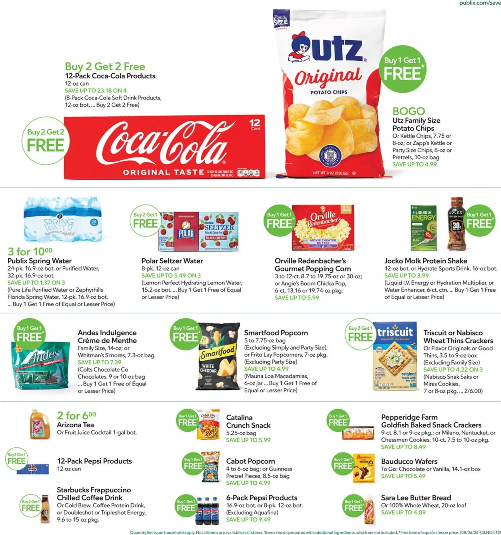 Weekly ad Publix: Save and Go - Deals on Your Dinner Favorites from August 5 to August 11 2026 - Page 13