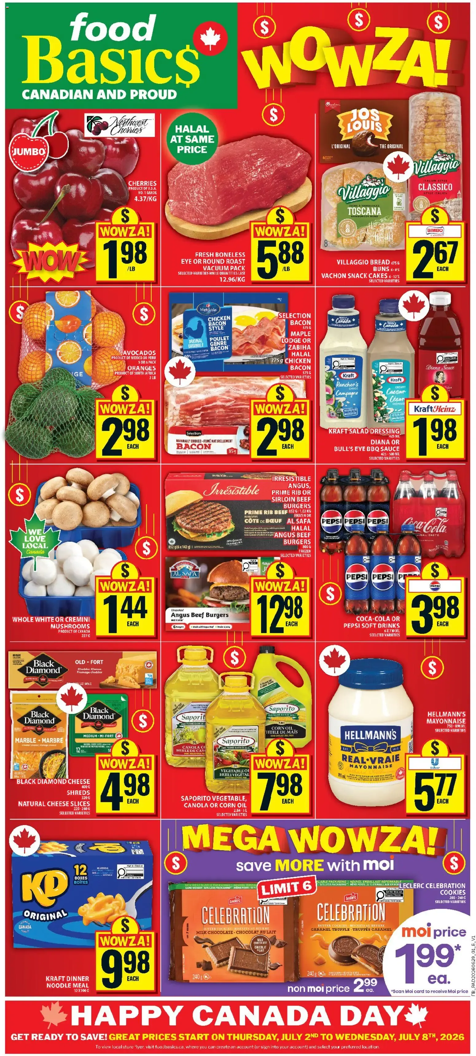 Food Basics weekly flyer - Cornwall from Jul 2, 2026 > weekly specials & deals from July 2 to July 8 2026 - flyer page 1